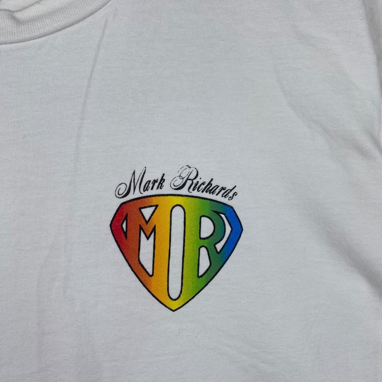 Other MARK RICHARDS SURFBOARD Stock Box Logo Rainbow Tee Shirt Top Size US L / EU 52-54 / 3 - 4 Thumbnail