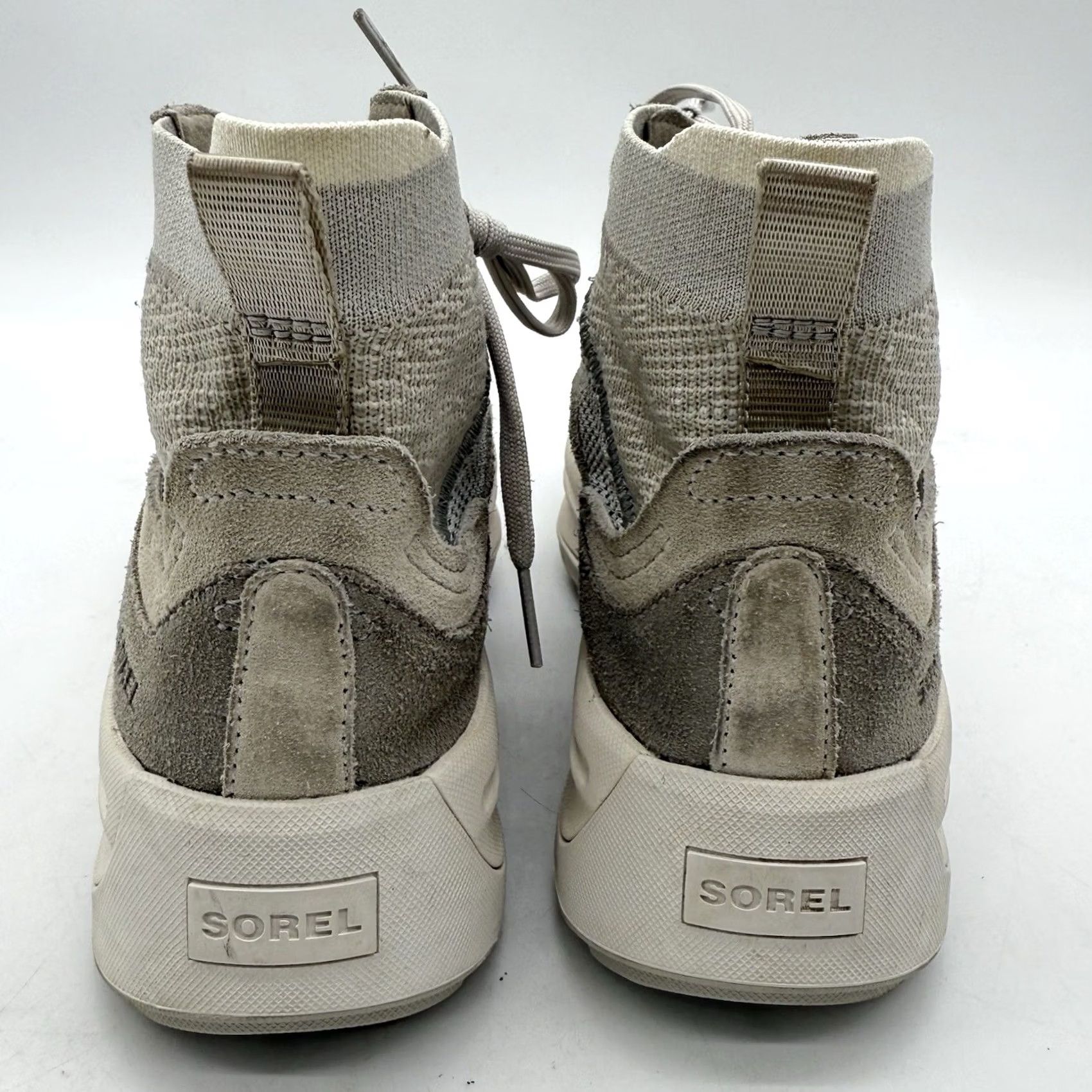 SOREL Sorel ONA Knit Mid Sneakers Beige Women Size 7.5 Size US 8 / IT 38 - 4 Thumbnail