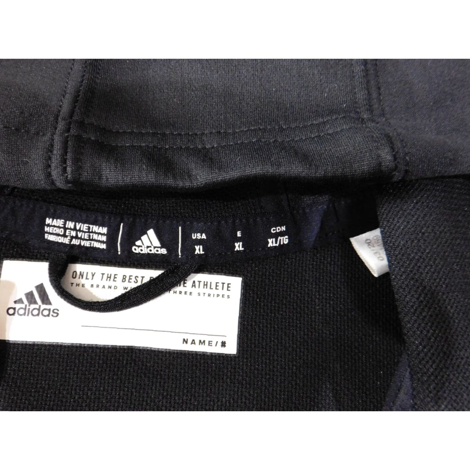 Adidas Adidas Jacket Womens XL Black Y2K Vintage Retro Full Zip Activewear Track Jacket Mens Women Size XL / US 12-14 / IT 48-50 - 7 Thumbnail