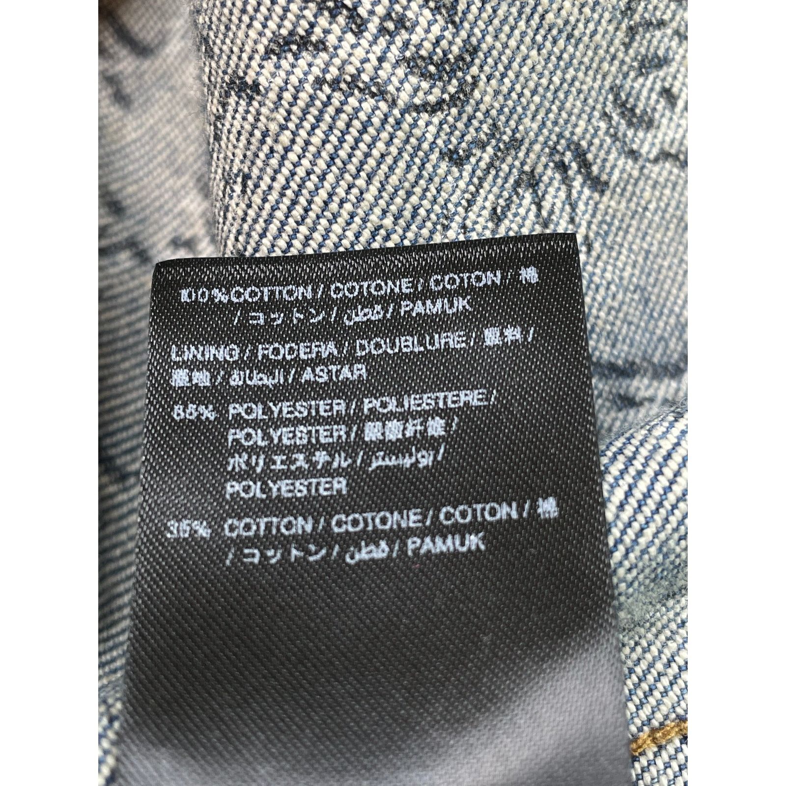 Amiri Amiri Light Wash MA All Over Print Blue Jacket Size US S / EU 44-46 / 1 - 6 Thumbnail