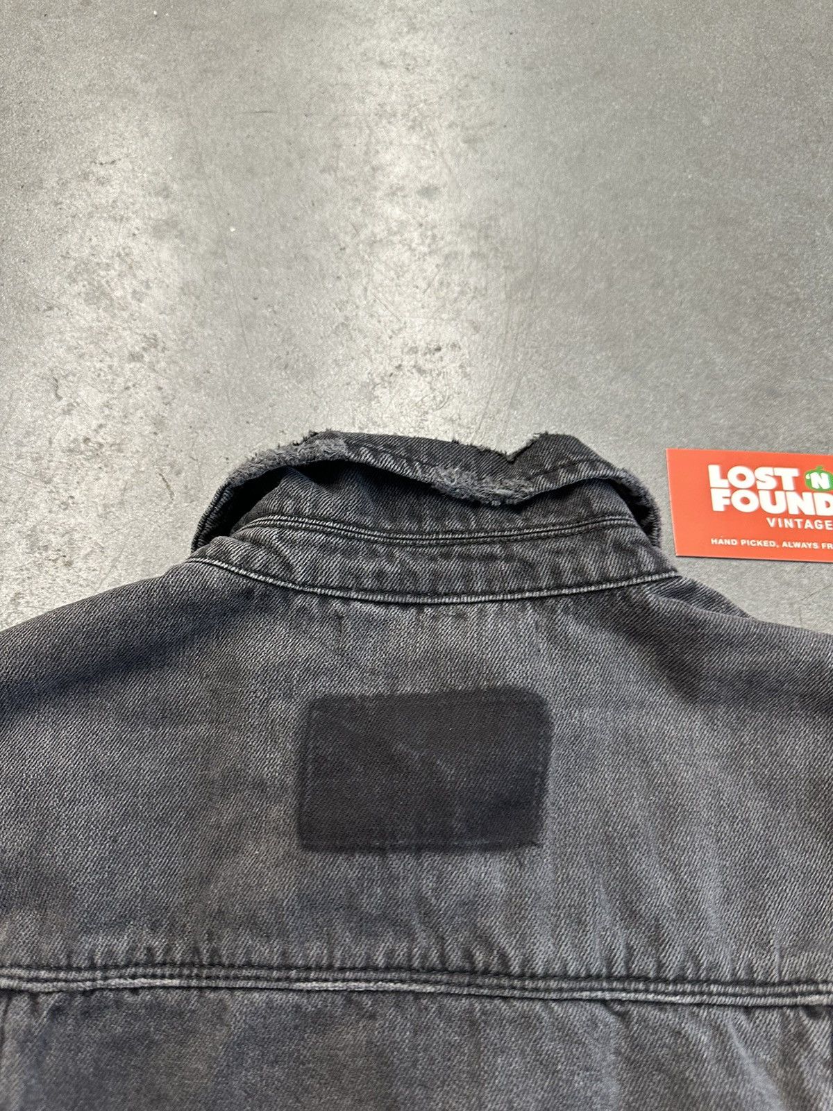 Ksubi Ksubi Classic Distressed Sketchy Black Denim Jacket Size US M / EU 48-50 / 2 - 13 Thumbnail