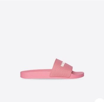 image of Balenciaga O1In1G0224 Pool Slide Sandals In Pink, Women's (Size 5)