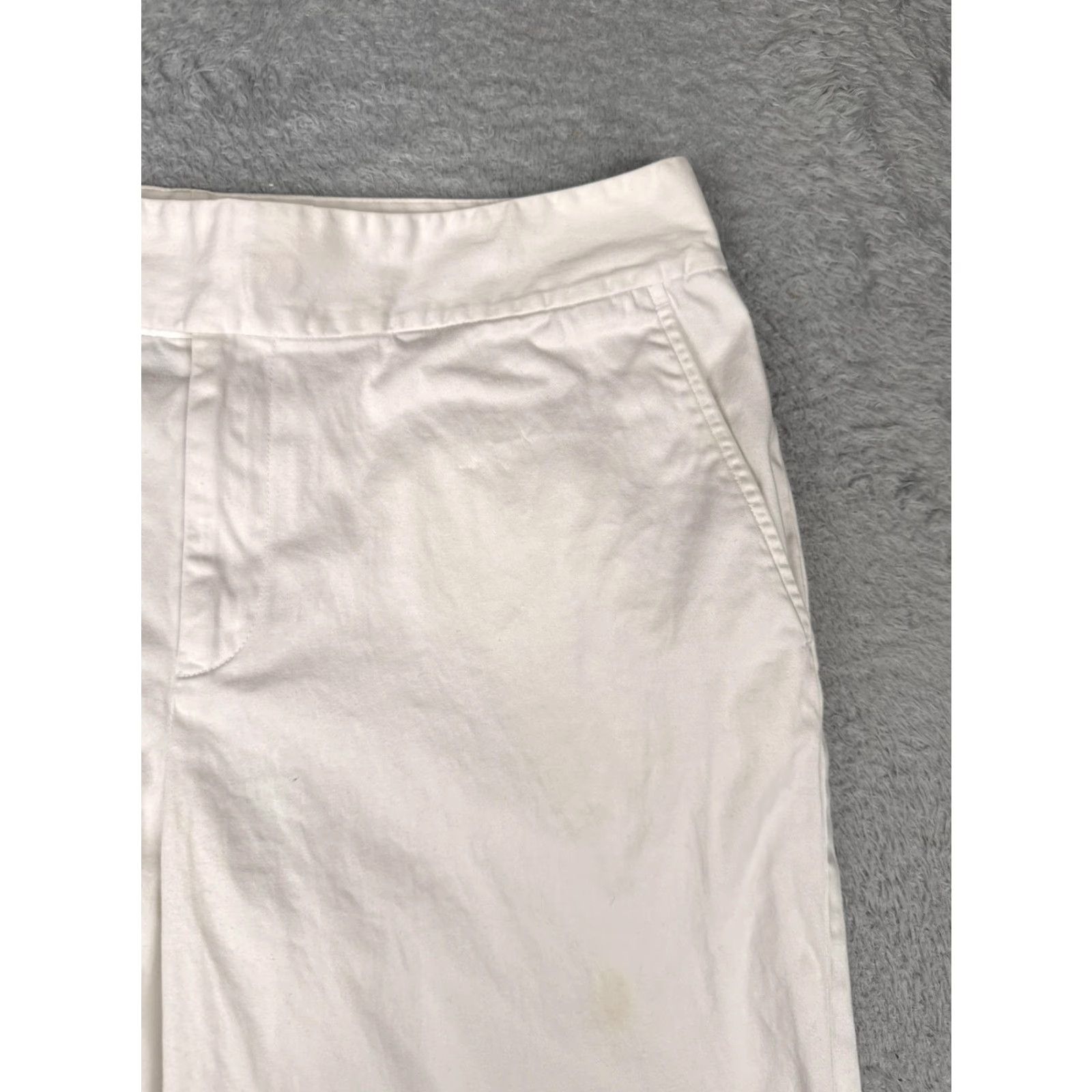 Ralph Lauren Lauren Ralph Lauren Shorts Womens 12 White Bermuda Chino Golf Dressy Casual Size 34" / US 12 / IT 48 - 5 Thumbnail