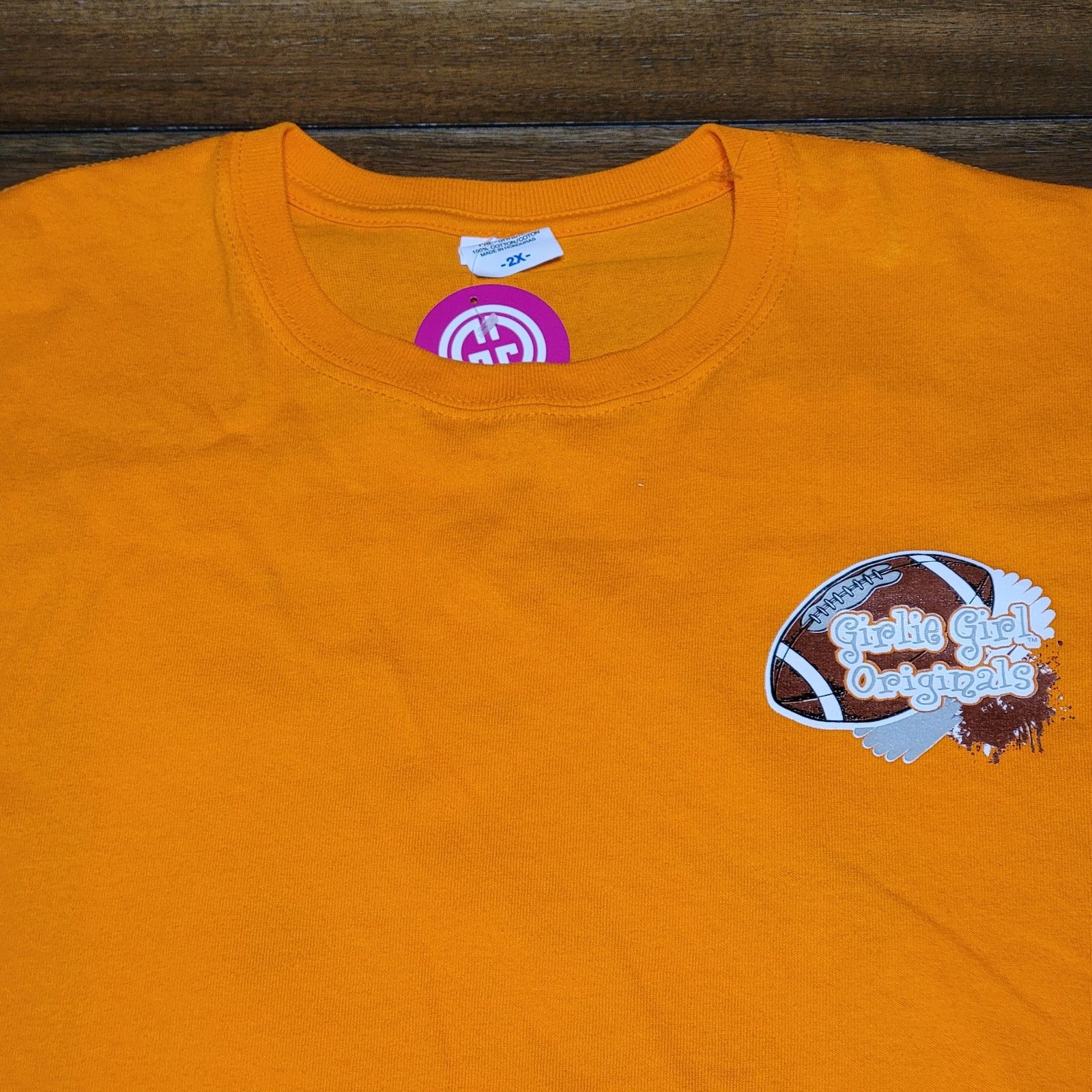 Other Girlie Girl Originals Tee "Ready For Some Football?" -2X NWT Size XXL / US 16-18 / IT 52-54 - 4 Thumbnail