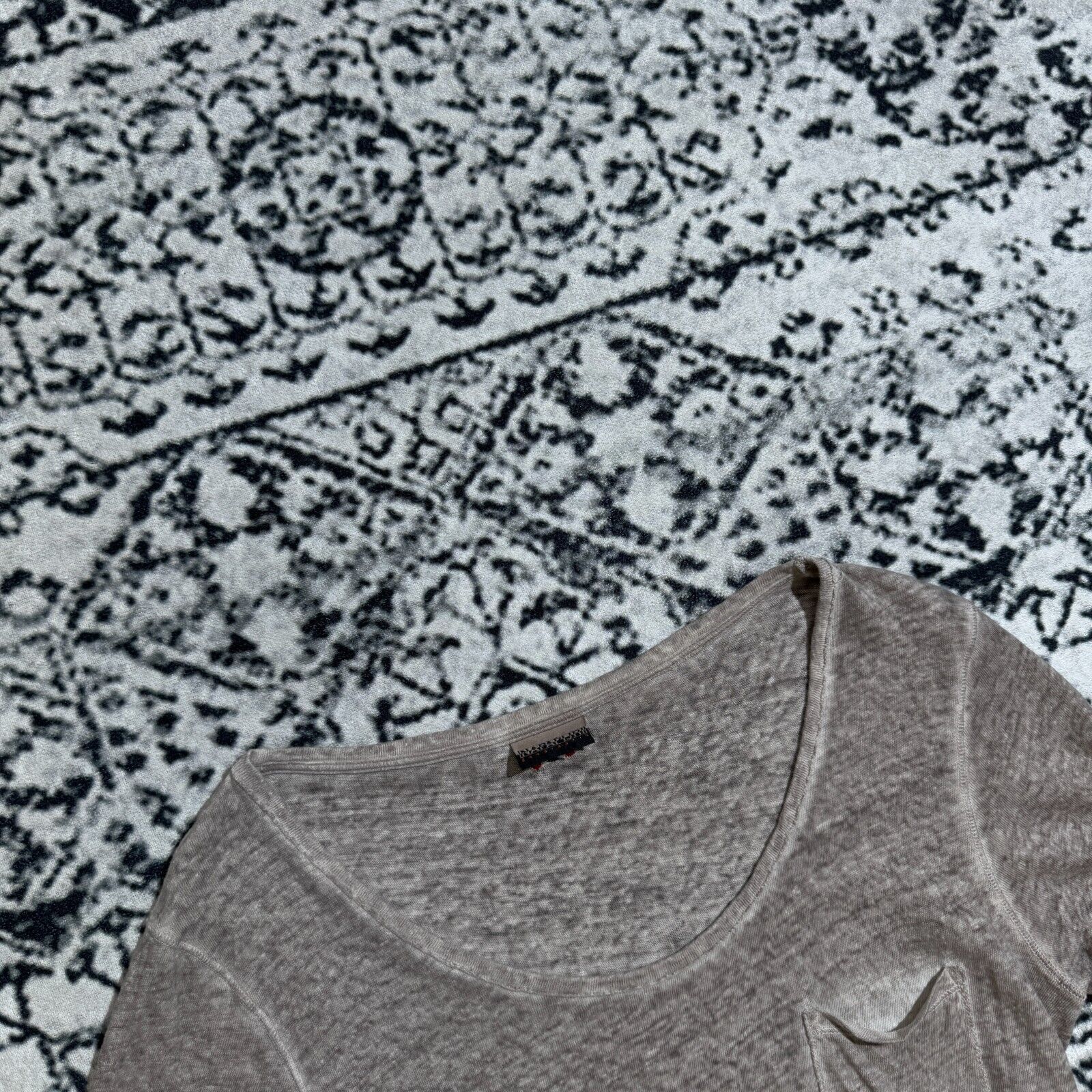 Napapijri × Vintage Napapijri Women's Gray Cotton T-Shirt Size S Y2K 90s Size US S / EU 44-46 / 1 - 6 Thumbnail