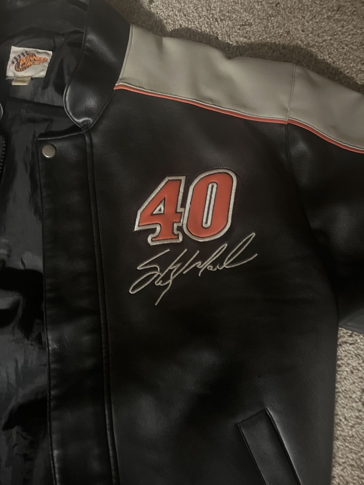 Winners Circle Black and gray cooler light nascar jacket Size US XL / EU 56 / 4 - 3 Thumbnail