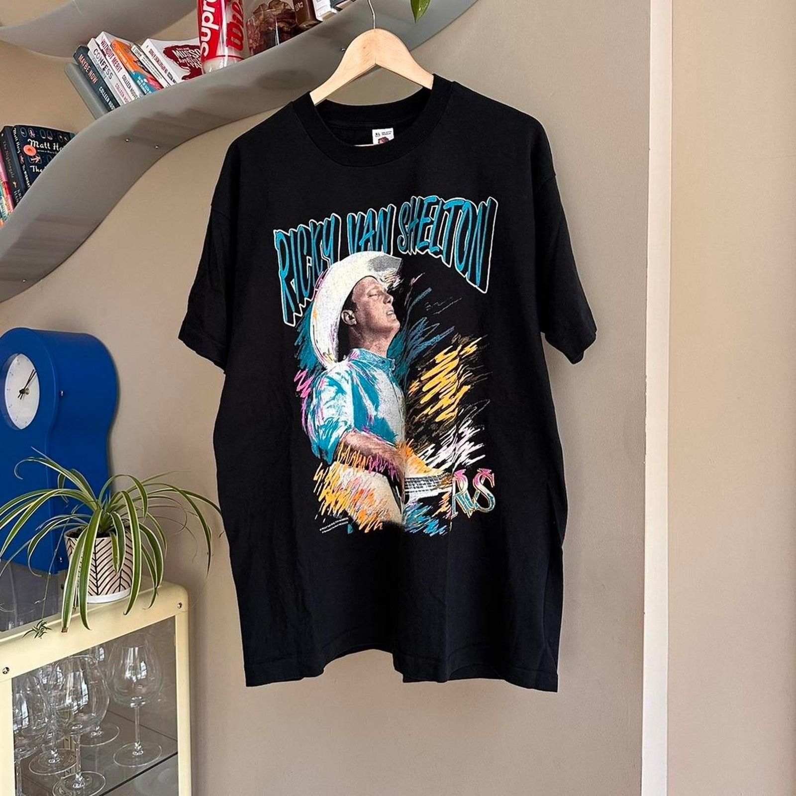 Band Tees × Vintage Vintage Ricky Van Shelton Concert Tour T-Shirt Size US XL / EU 56 / 4 - 1 Thumbnail