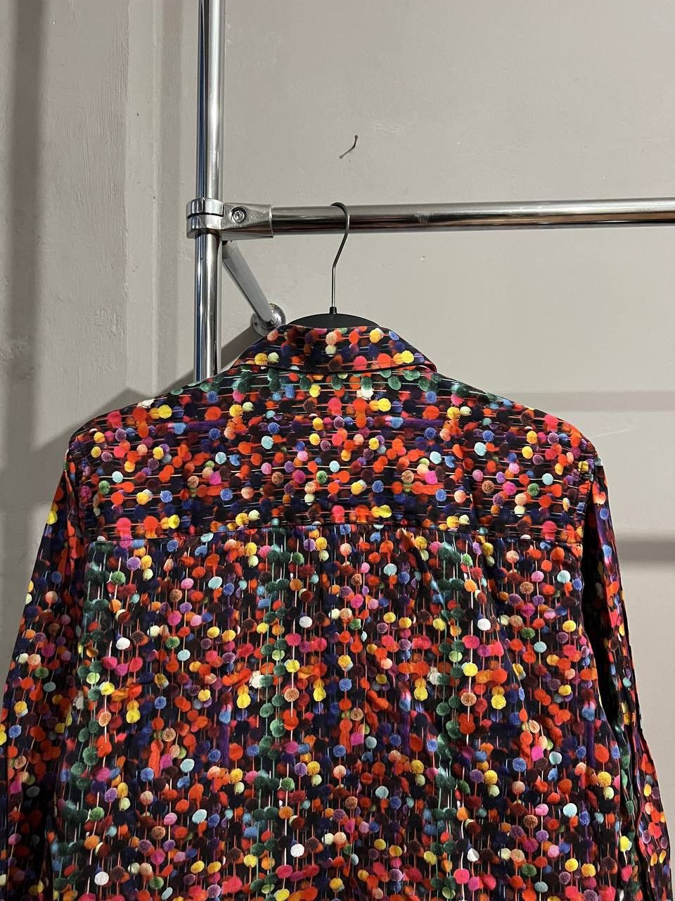 Other CLAUDIO LUGLI COUTURE ITALY ABSTRACT MENS BUTTON SHIRT SZ XL Size US XL / EU 56 / 4 - 11 Thumbnail