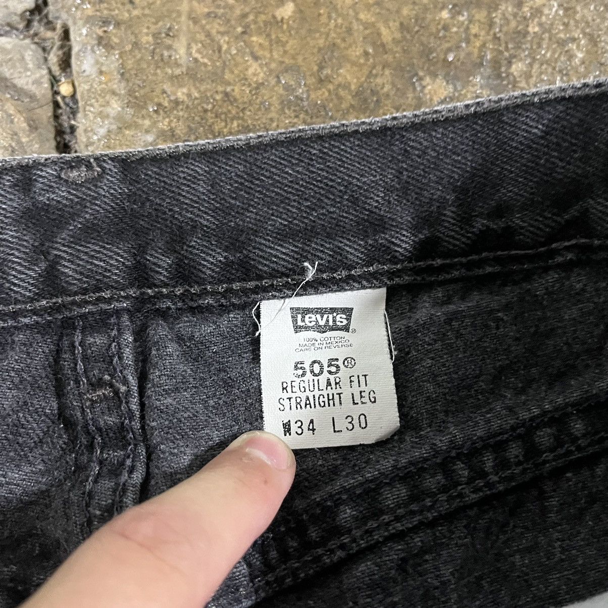 Levi's × Vintage Crazy Vintage 90s Levi's 505 Jeans Regular Fit Essential Size US 32 / EU 48 - 9 Thumbnail