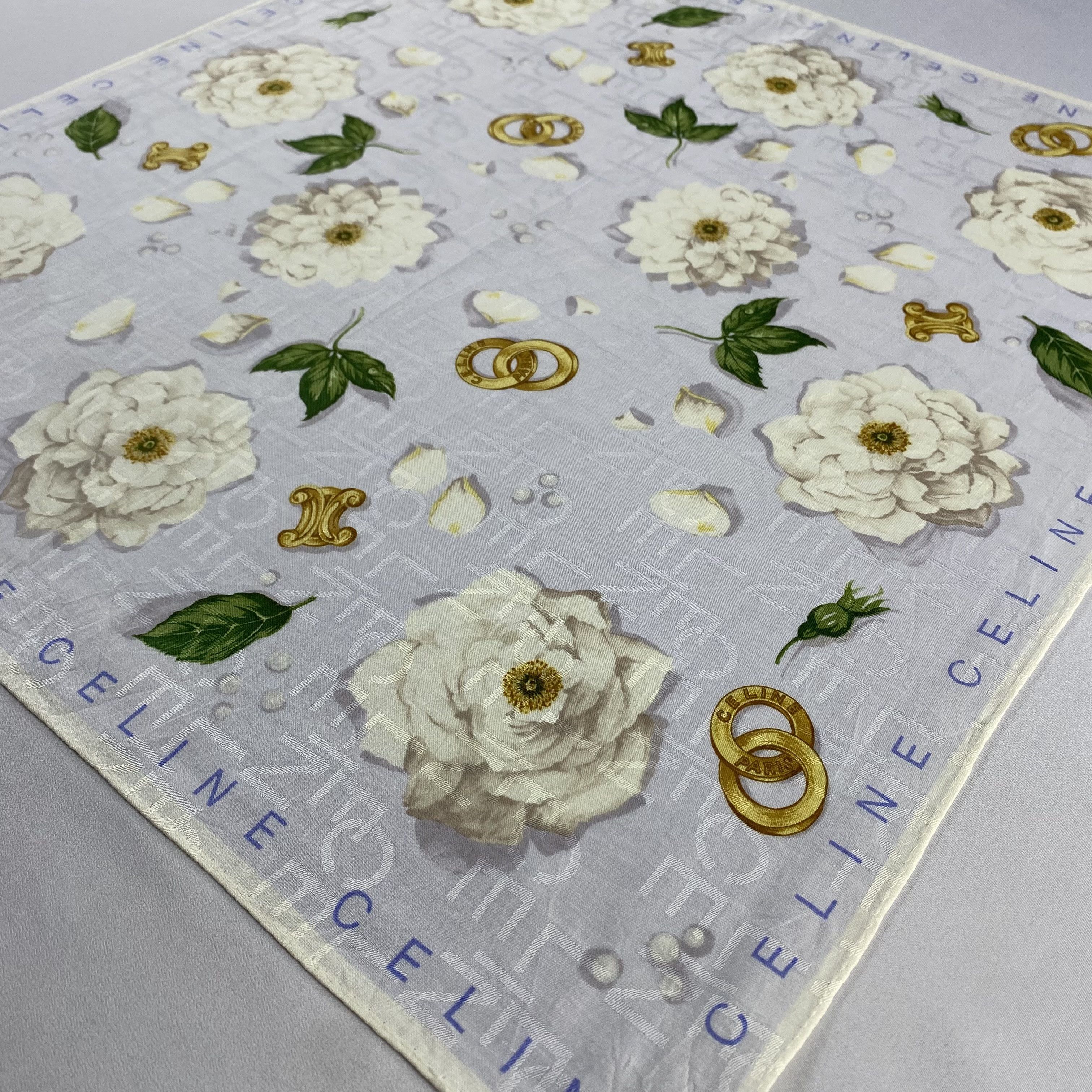 Celine × Vintage Celine Handkerchief / Neckerchief / Bandana-P1541 Size ONE SIZE - 3 Thumbnail