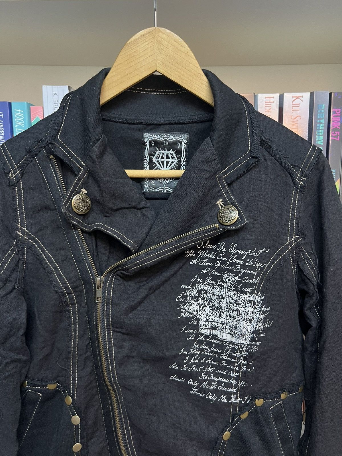 If Six Was Nine Alhon Quins Japan Double Collar Jacket Size US S / EU 44-46 / 1 - 4 Thumbnail
