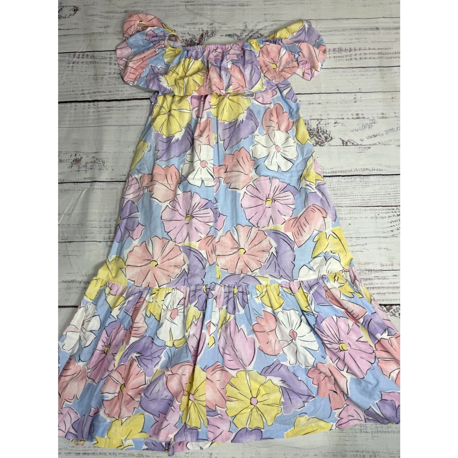 Vintage VINTAGE David Brown Pastel Pink Blue Floral Shift Dress M Sleeveless Women XS? Size M / US 6-8 / IT 42-44 - 5 Thumbnail