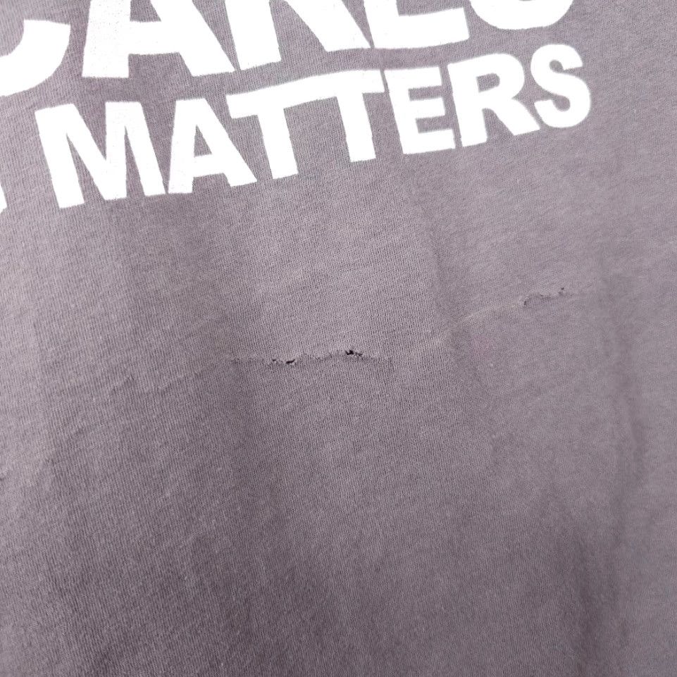 Vintage Nihilism T Shirt Mens XL Gray Who Cares Nothing Matters Bell a + Canvas Vintage No Size US XL / EU 56 / 4 - 7 Thumbnail
