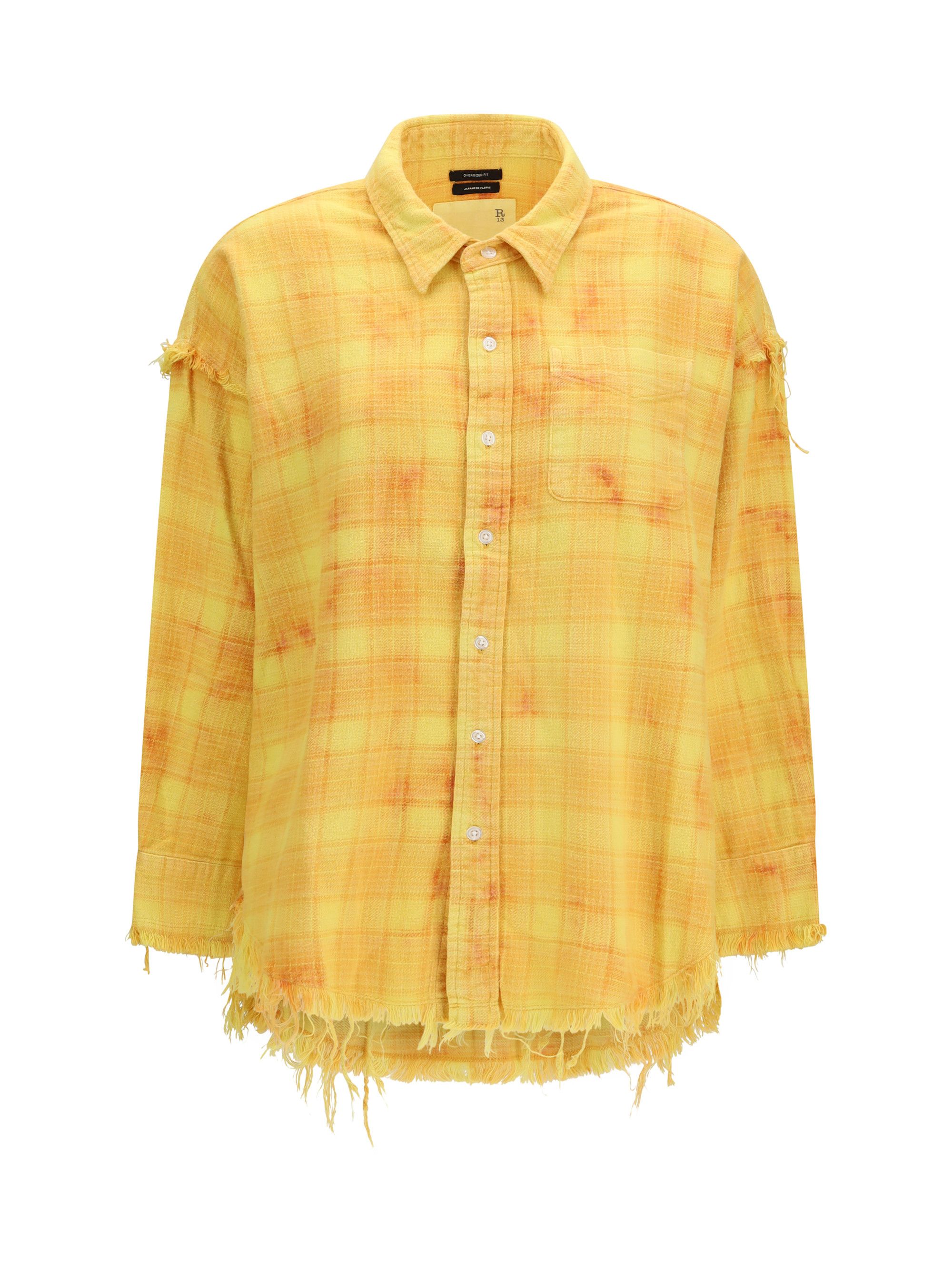R13 Checked Cotton Shirt Size XS / US 0-2 / IT 36-38 - 1 Thumbnail