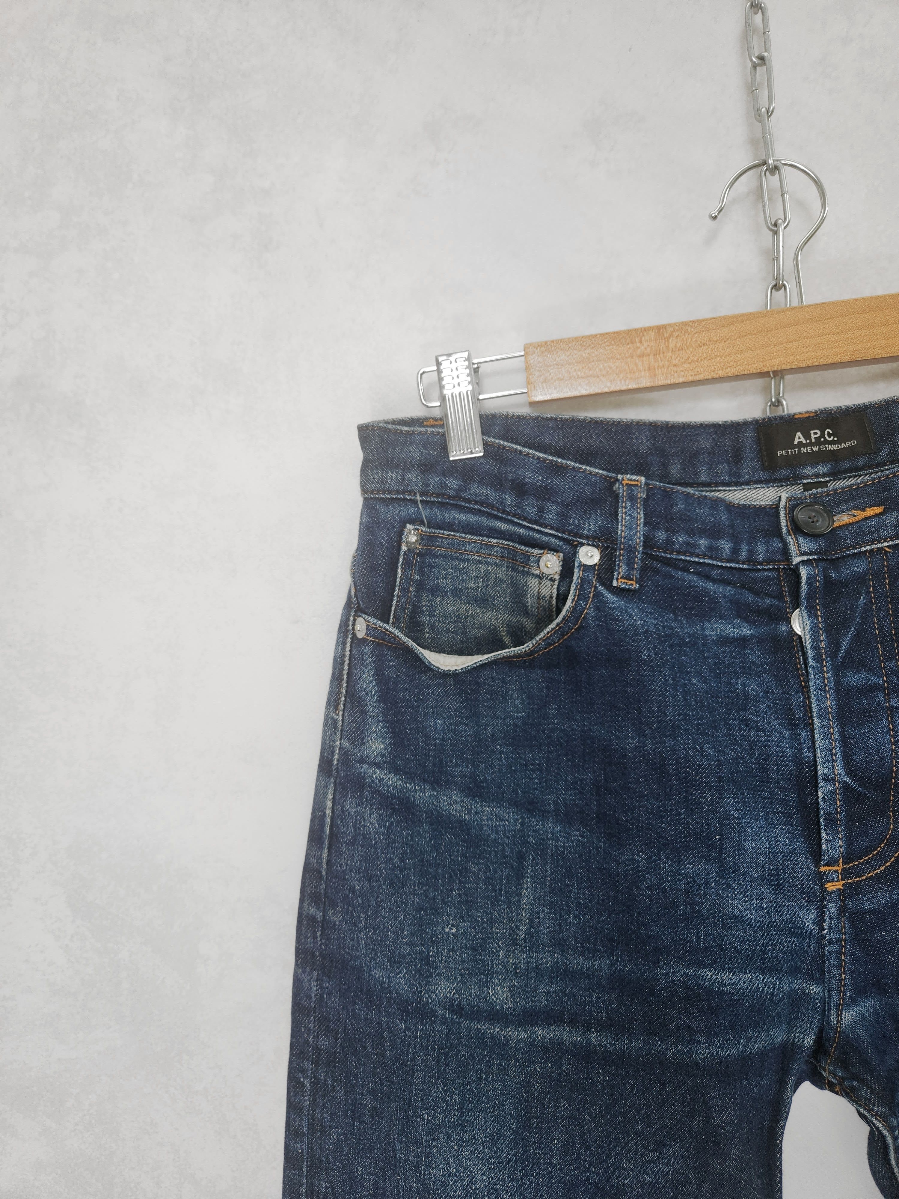 A.P.C. APC denim straight blue jeans size 32 Size US 32 / EU 48 - 7 Thumbnail