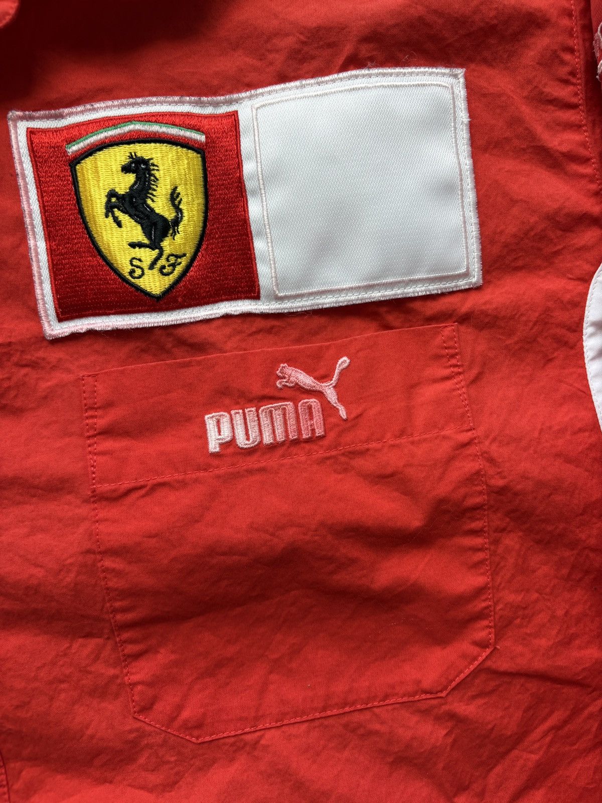 Puma Puma Ferrari F1 Button Up Shirt Size US XL / EU 56 / 4 - 4 Thumbnail