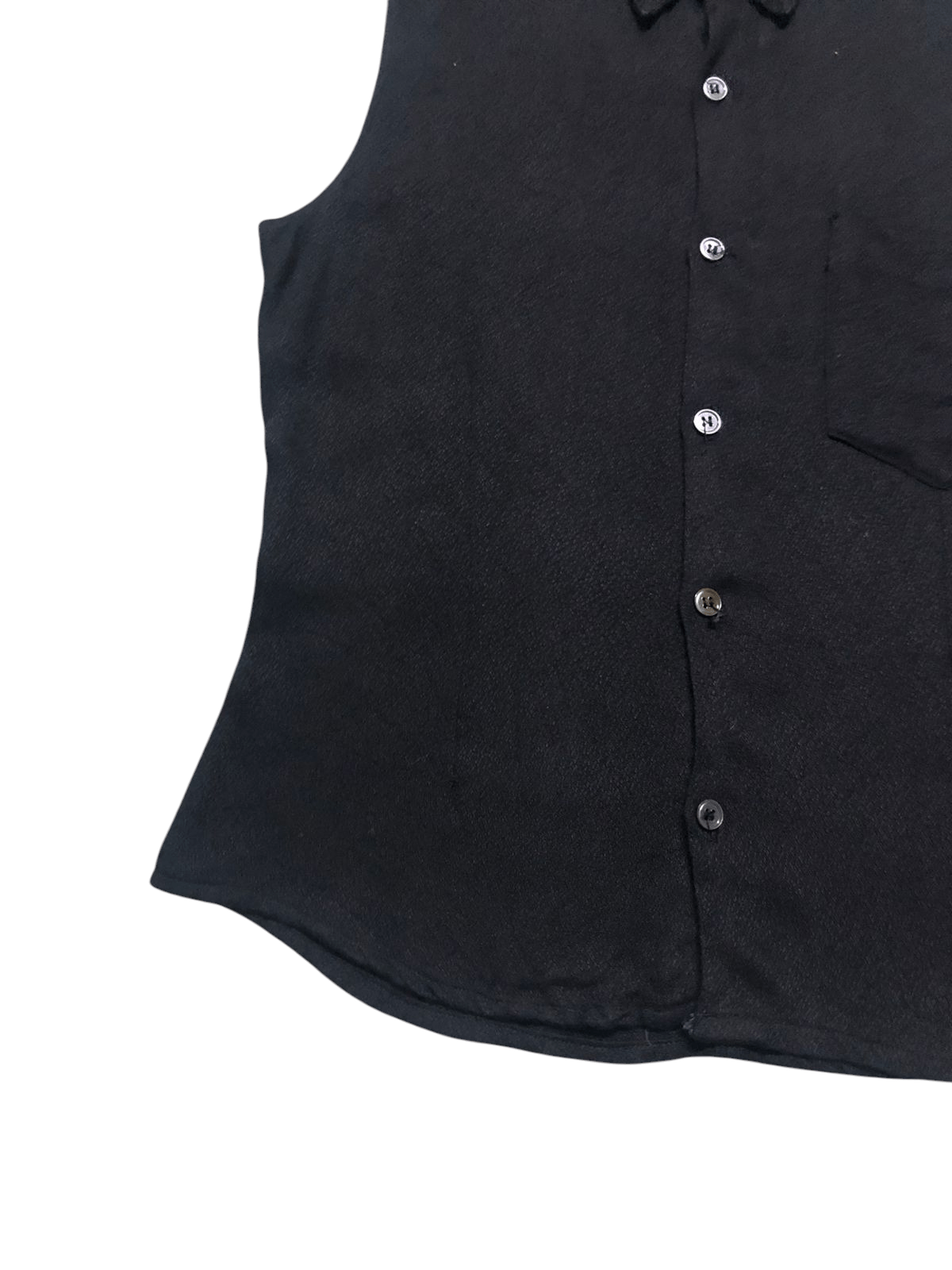 Comme des Garcons × Designer Comme Des Garcons France Shirt Sleeveless Button Up Size S / US 4 / IT 40 - 6 Thumbnail