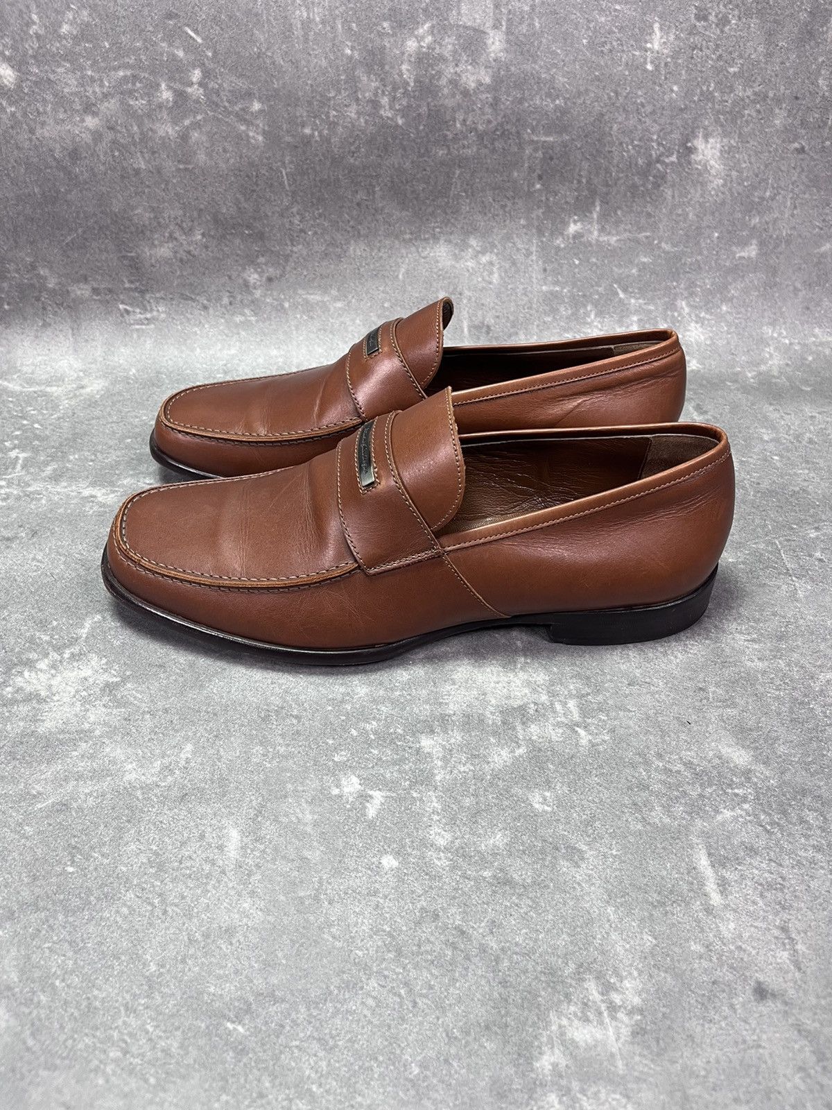 Ermenegildo Zegna Ermenegildo Zegna Brown Slip On Loafers 8 uk Size US 9.5 / EU 42-43 - 3 Thumbnail