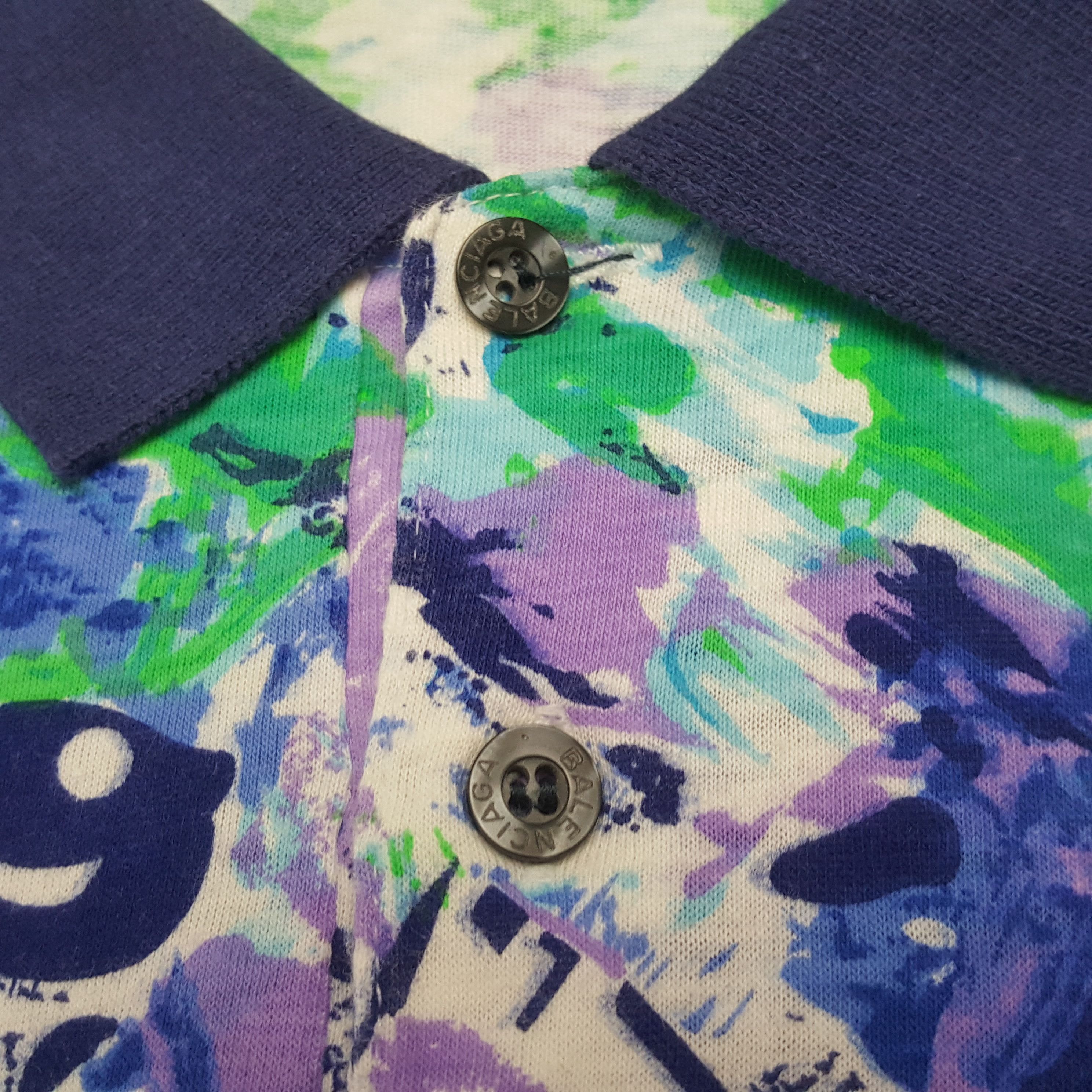 Vintage Balenciaga Fashion Brand Polos RR22 Size US M / EU 48-50 / 2 - 5 Thumbnail