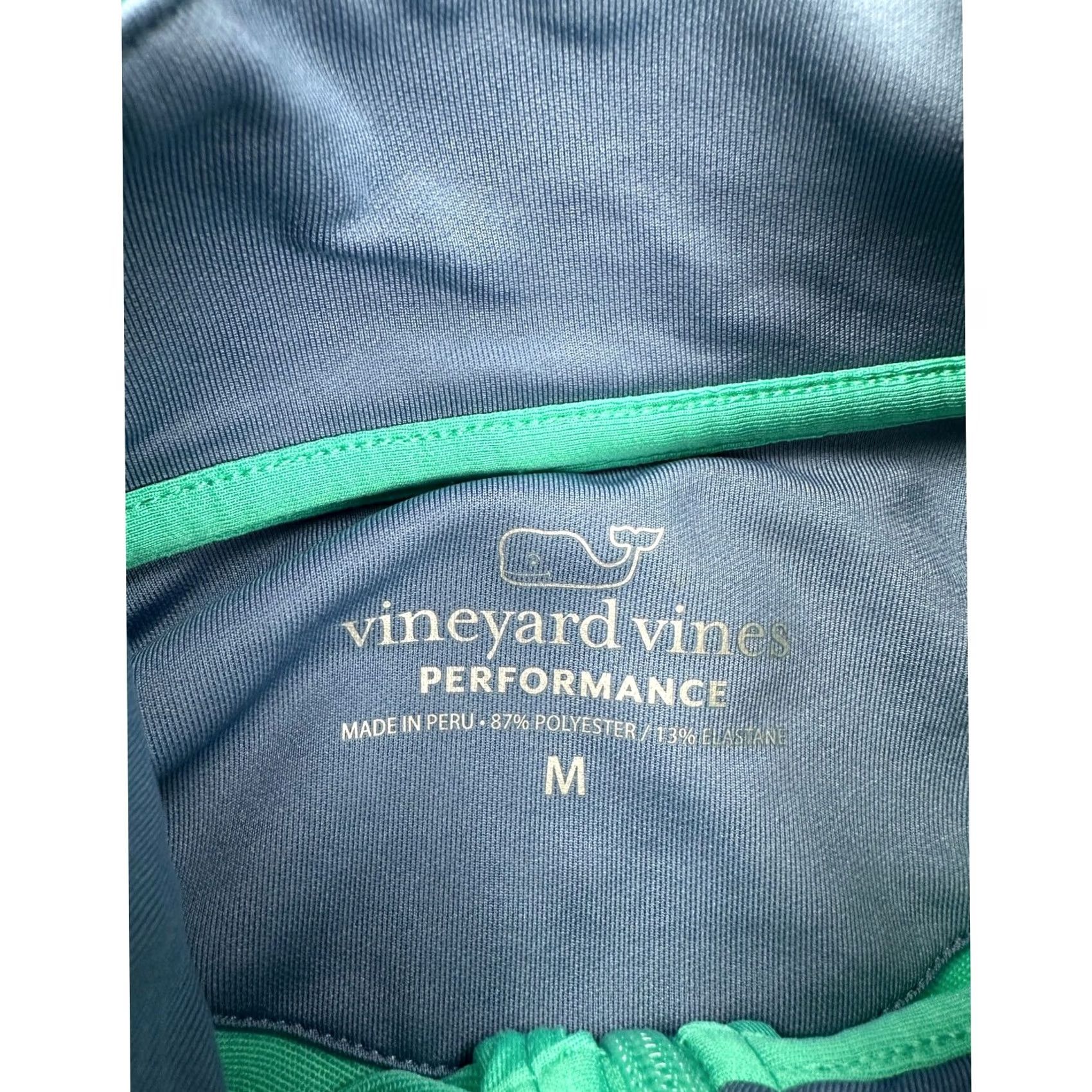 Vineyard Vines Vineyard Vines Performance 1/4 Zip Pullover Men M Light Sea Green Shirt Sweatshirt Active Size US M / EU 48-50 / 2 - 7 Thumbnail