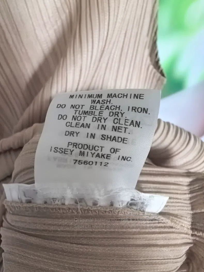 Issey Miyake Issey Miyake Beige Stylized Top Size L / US 10 / IT 46 - 5 Thumbnail