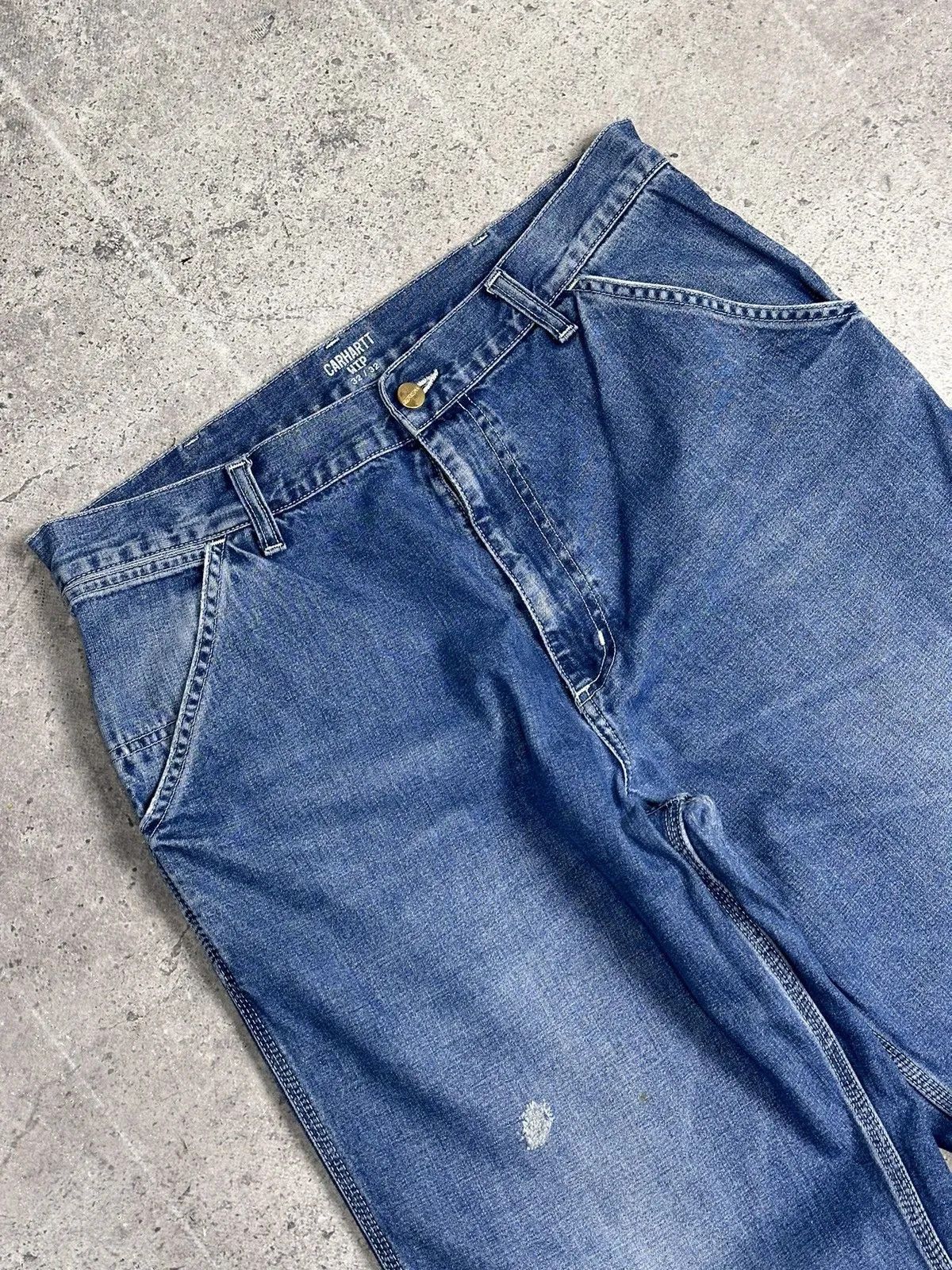 Carhartt Wip Vintage Carhartt Denim Pants Carpenter Jeans Workwear Style Size US 32 / EU 48 - 4 Thumbnail