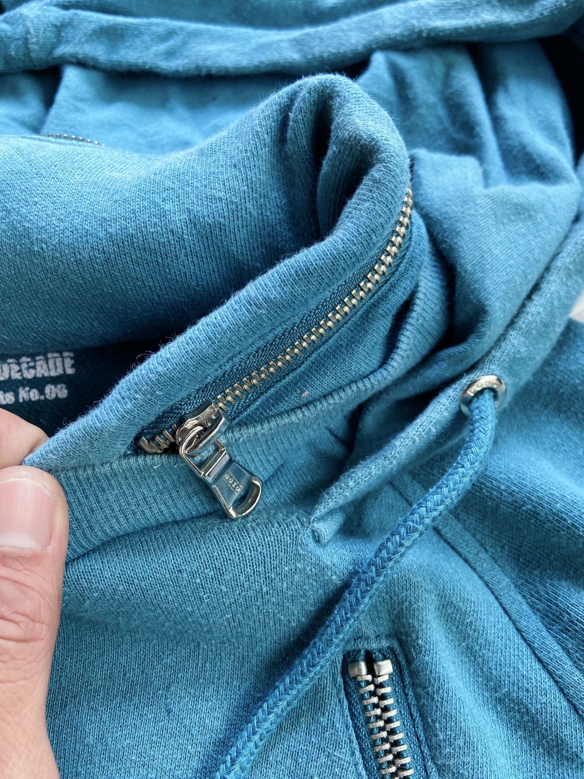 Japanese Brand DOHC MULTI ZIPPER DOUBLE JUMPER ZIP HOODIE Size US L / EU 52-54 / 3 - 11 Thumbnail