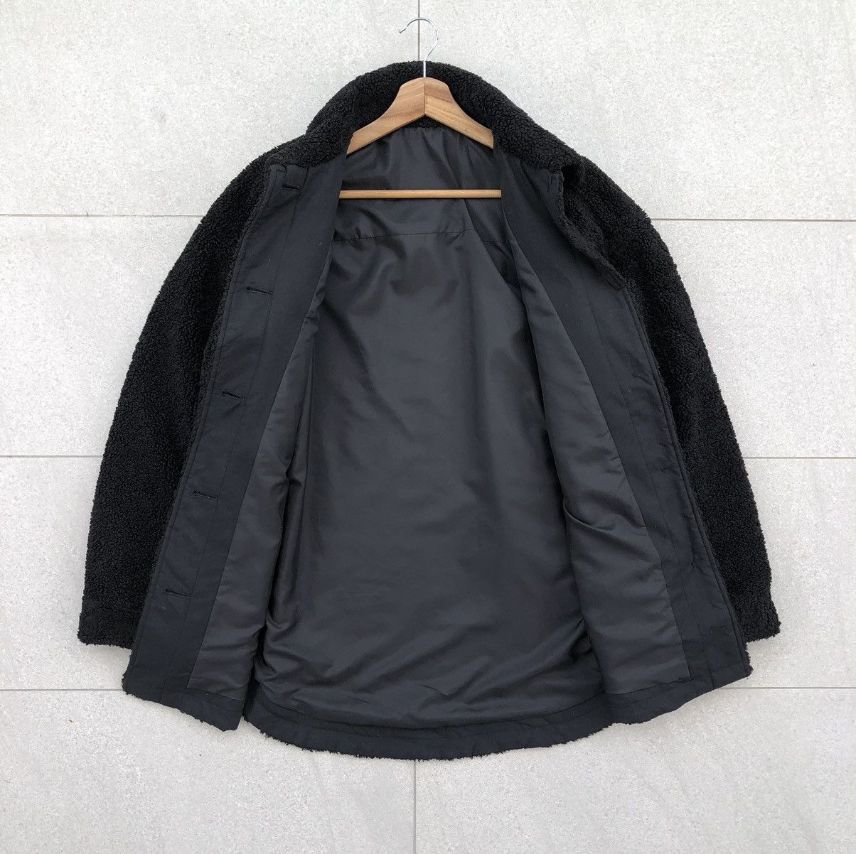 GU Japanese Brand Gu Sherpa Button Up Jacket Size US XL / EU 56 / 4 - 7 Thumbnail