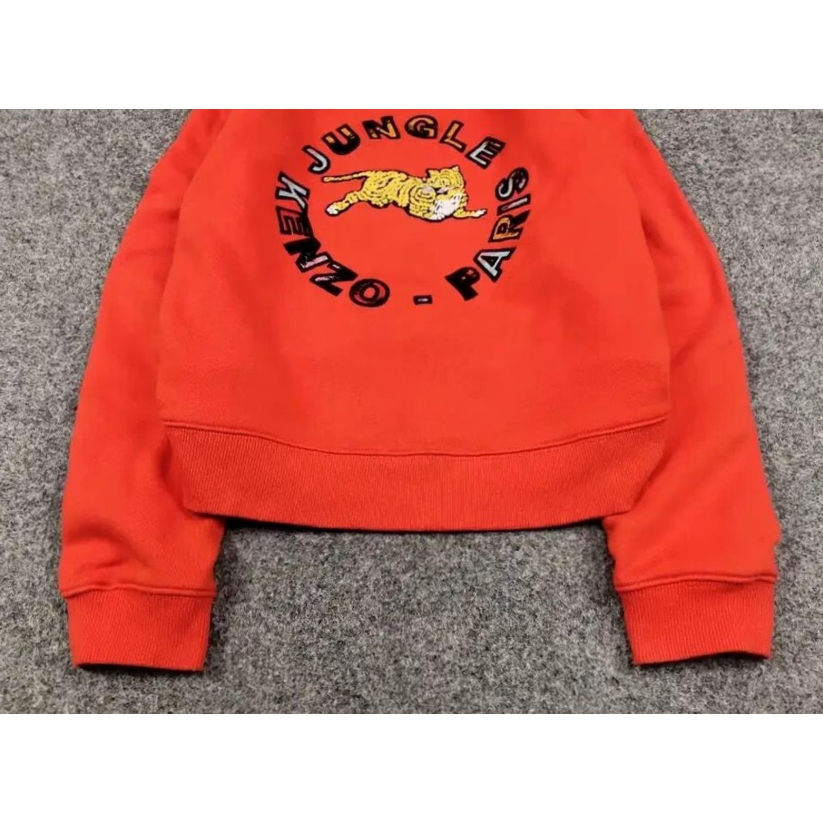 Kenzo KENZO x H&M Sweatshirt Women's Orange Logo Jungle Paris Big Logo Crew Neck Long Sleeve M Vintage No Size M / US 6-8 / IT 42-44 - 4 Thumbnail