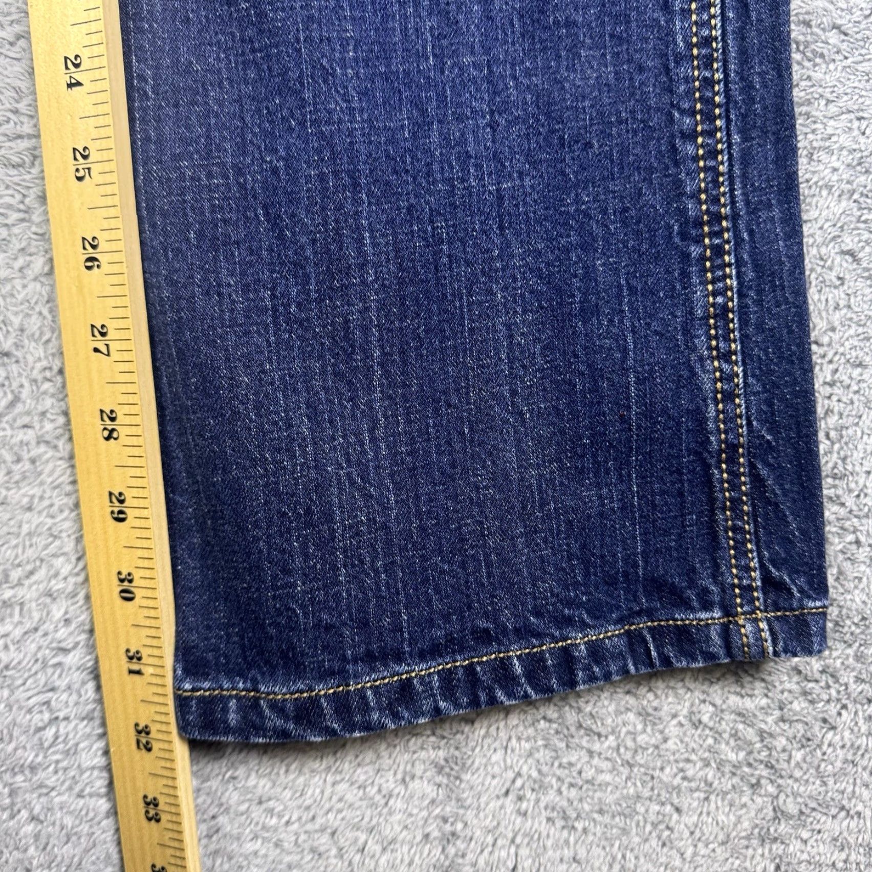 Wrangler Wrangler Retro Jeans Mens 34x32 Relaxed Boot Jeans Cowboy Western Denim Dark Blue 5-Pocket Mens Size US 34 / EU 50 - 6 Thumbnail