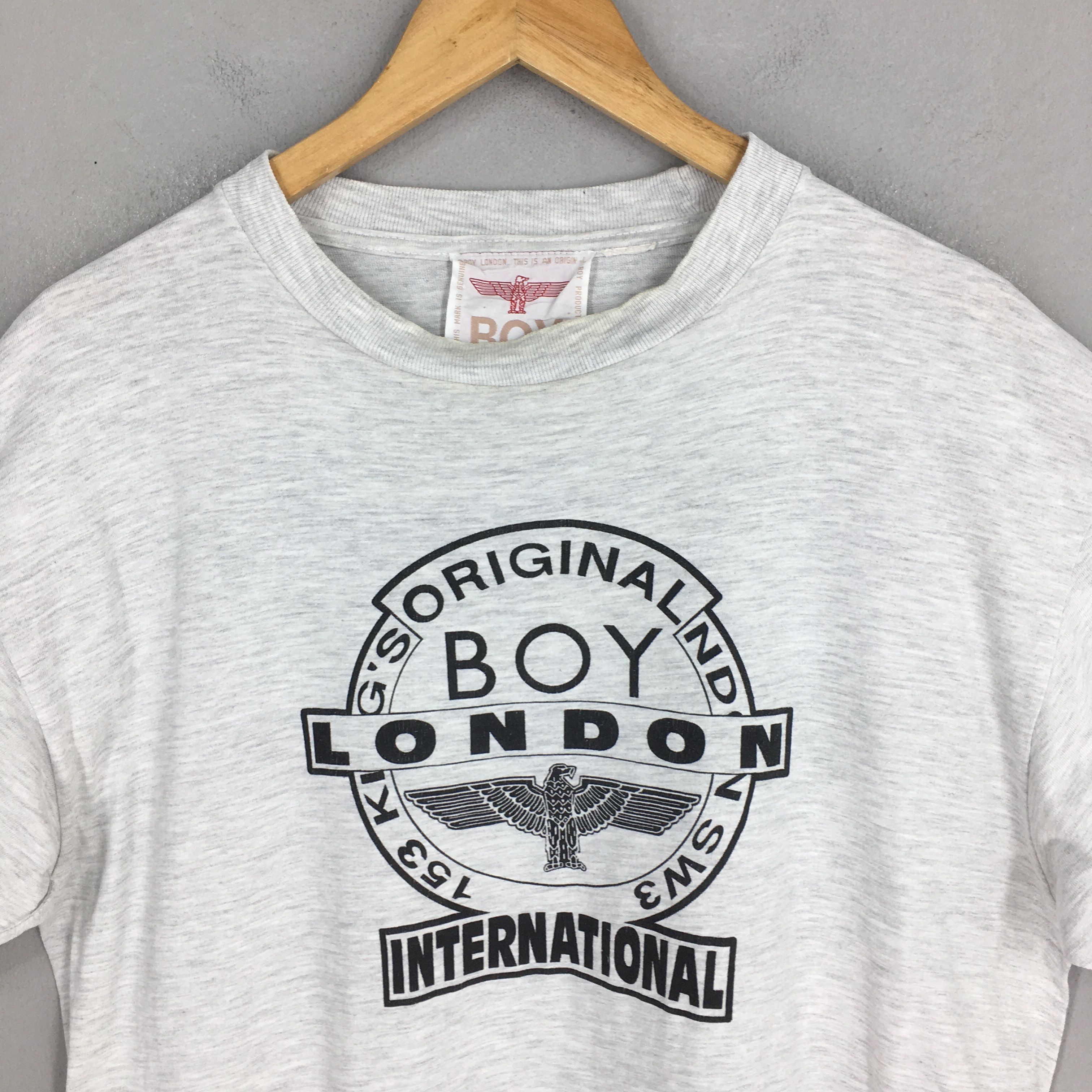 Boy London Vintage 90's Boy London Punk Gray T shirt Medium Size US M / EU 48-50 / 2 - 2 Thumbnail