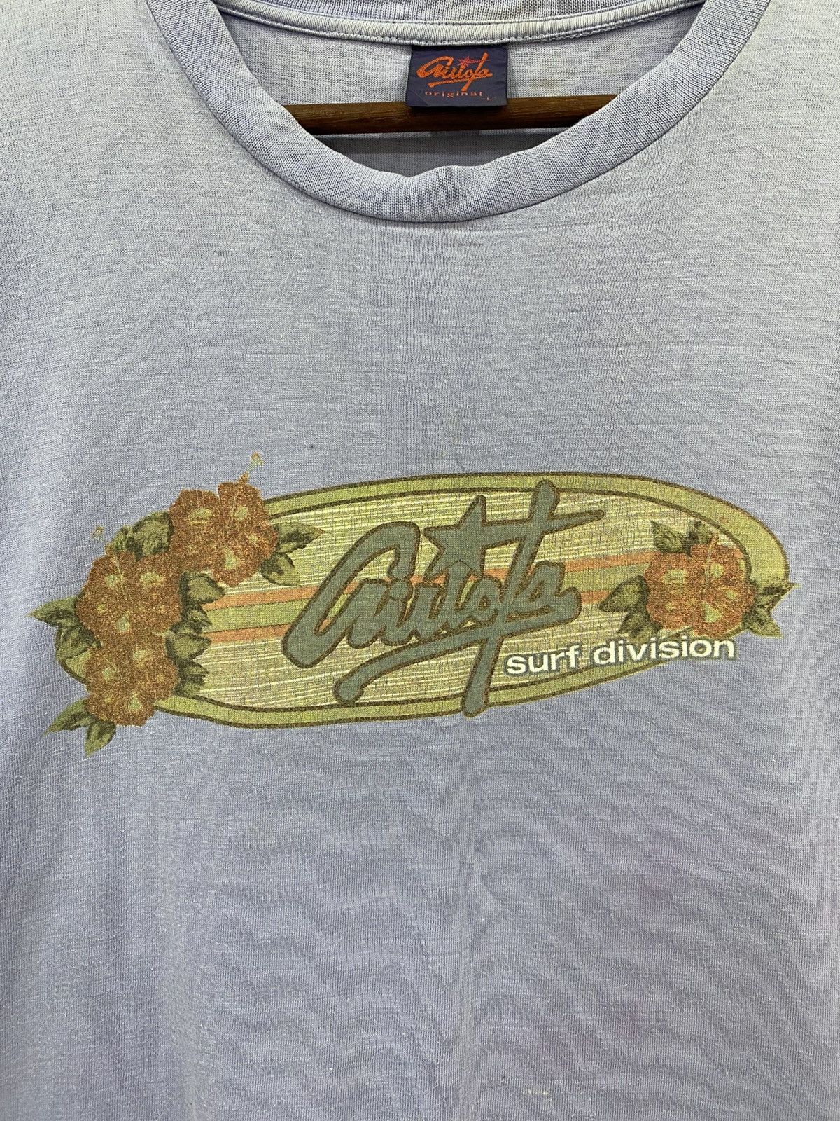 Vintage 90s Autola Surf Division Streetwear Tees Size US L / EU 52-54 / 3 - 4 Thumbnail