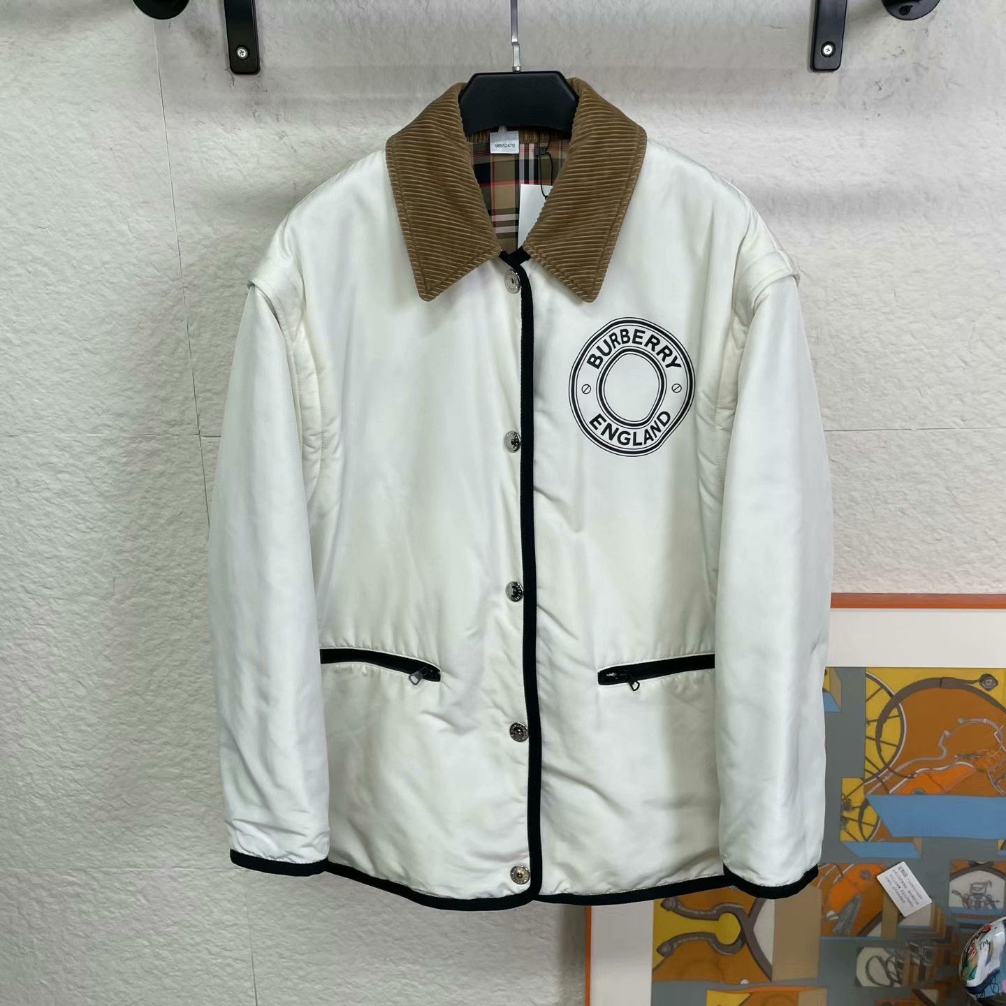 Burberry Burberry Logo Patch Detachable Sleeve Jacket US L Size US L / EU 52-54 / 3 - 1 Thumbnail