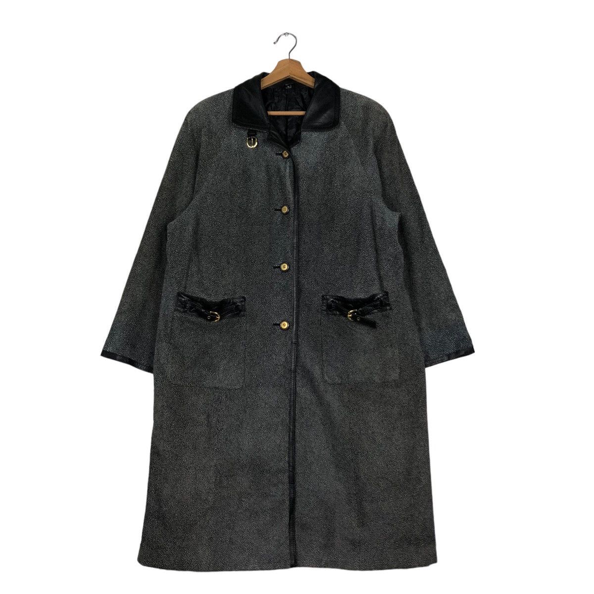 Japanese Brand 🔥Vintage Long Leather Jacket Partina Tokyo Fur Issey Miyake Size US L / EU 52-54 / 3 - 1 Thumbnail