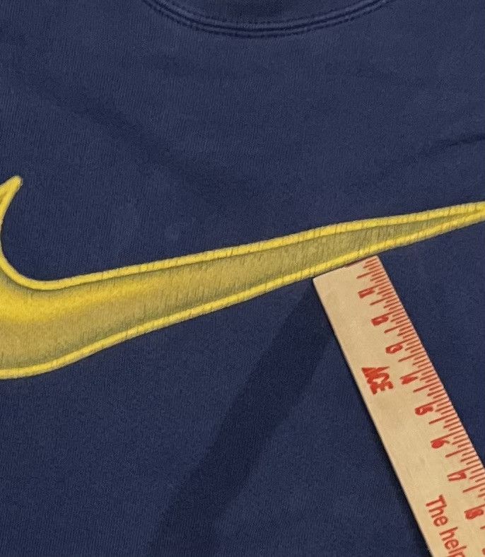 Nike Vintage 90s Nike White Tag Sweatshirt Usa Center Swoosh Blue Size US L / EU 52-54 / 3 - 10 Thumbnail
