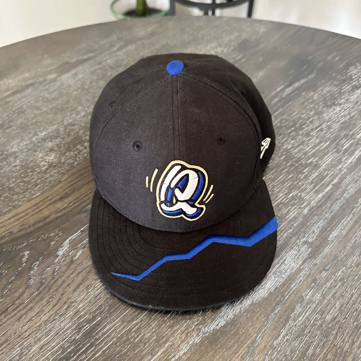 New Era Rancho Cucamonga Quakes Baseball Hat New Era 59Fifty 7 5/8 Size ONE SIZE - 4 Thumbnail