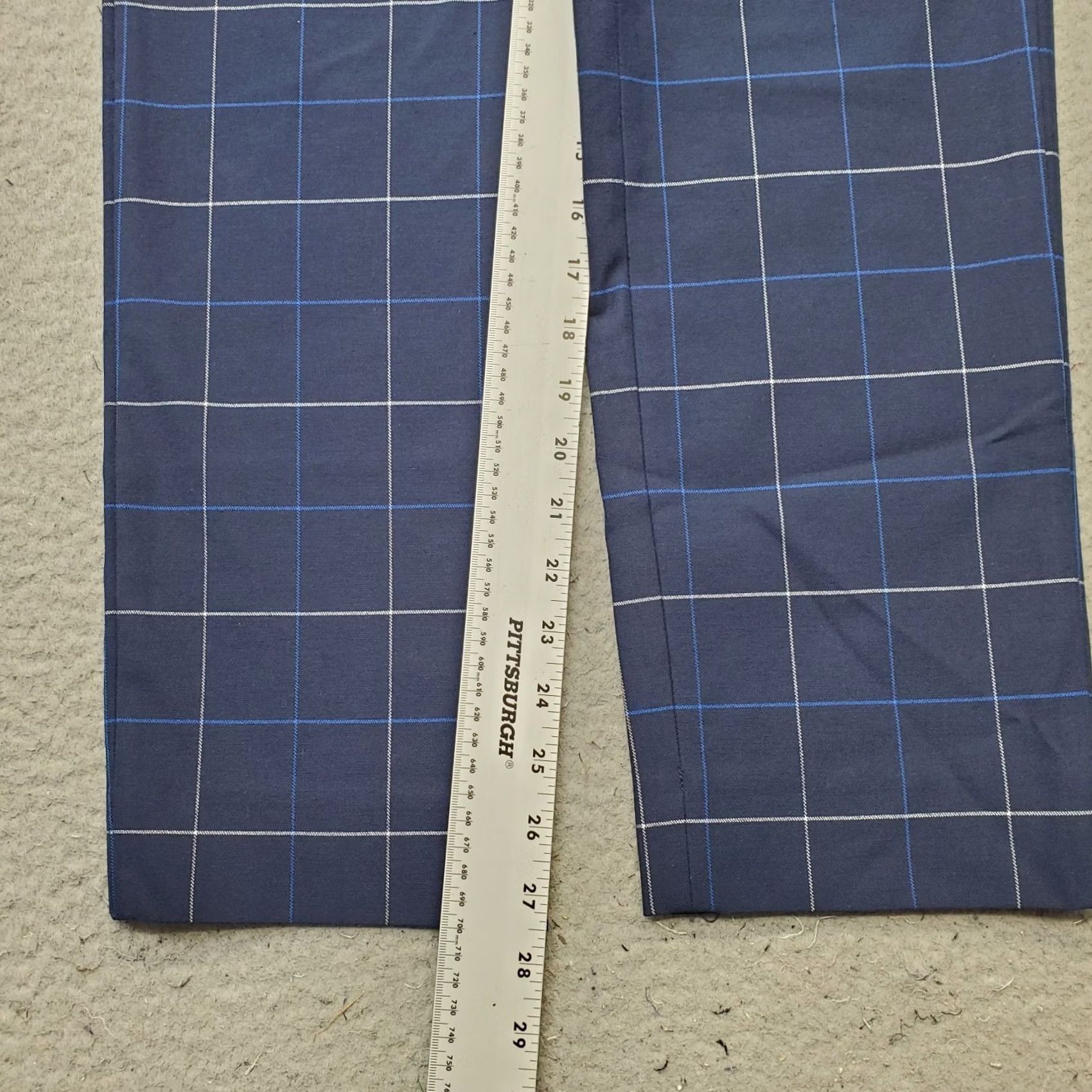 Banana Republic Banana Republic Sloan Dress Pants Womens 10 Multi Plaid Slim Tapered Workwear Pants Size 32" / US 10 / IT 46 - 4 Thumbnail