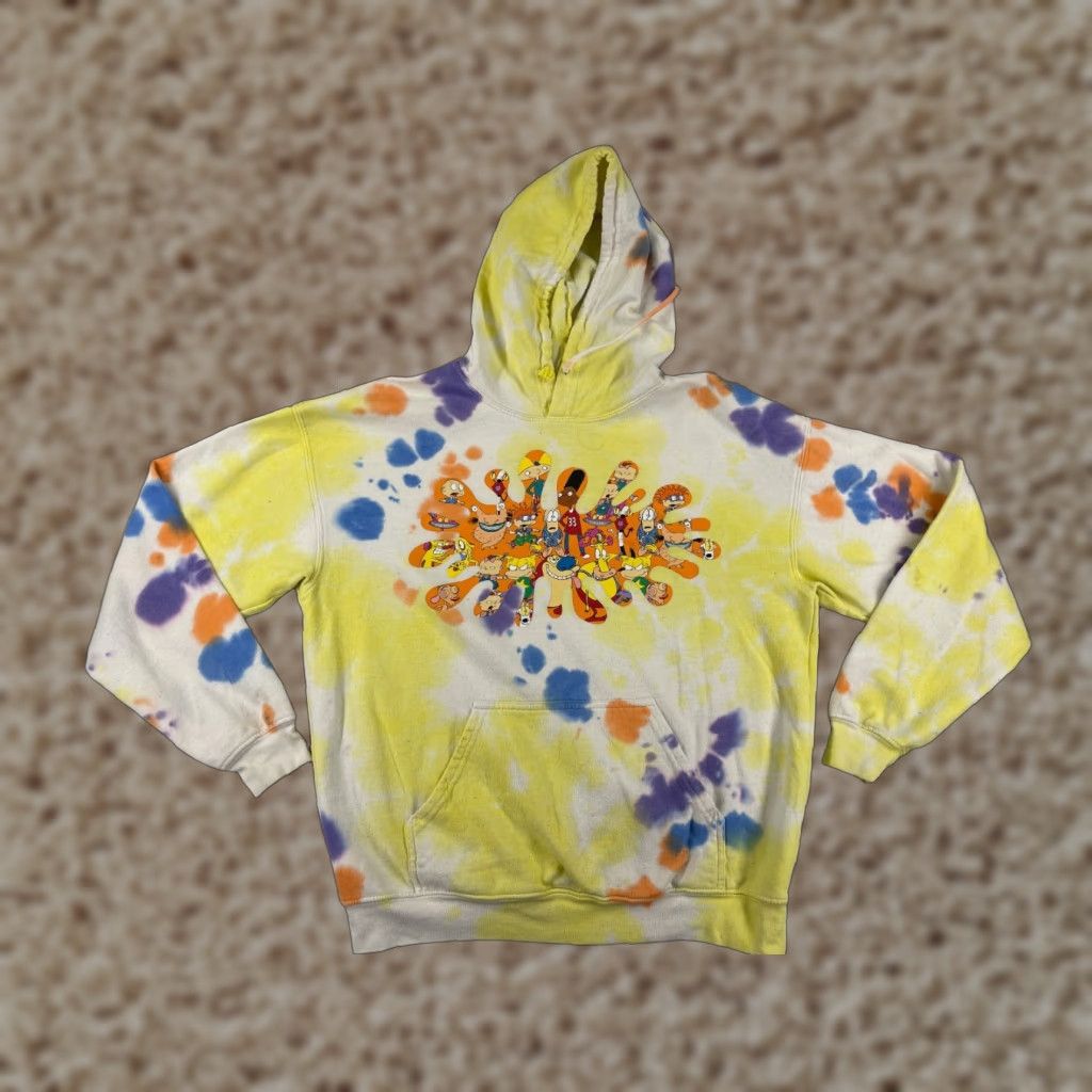 Nickelodeon Nickelodeon Womens Hoodie 1X Yellow Jersey Polyester 90's Cartoon Characters Hooded Oversized Pullover Size XL / US 12-14 / IT 48-50 - 1 Thumbnail