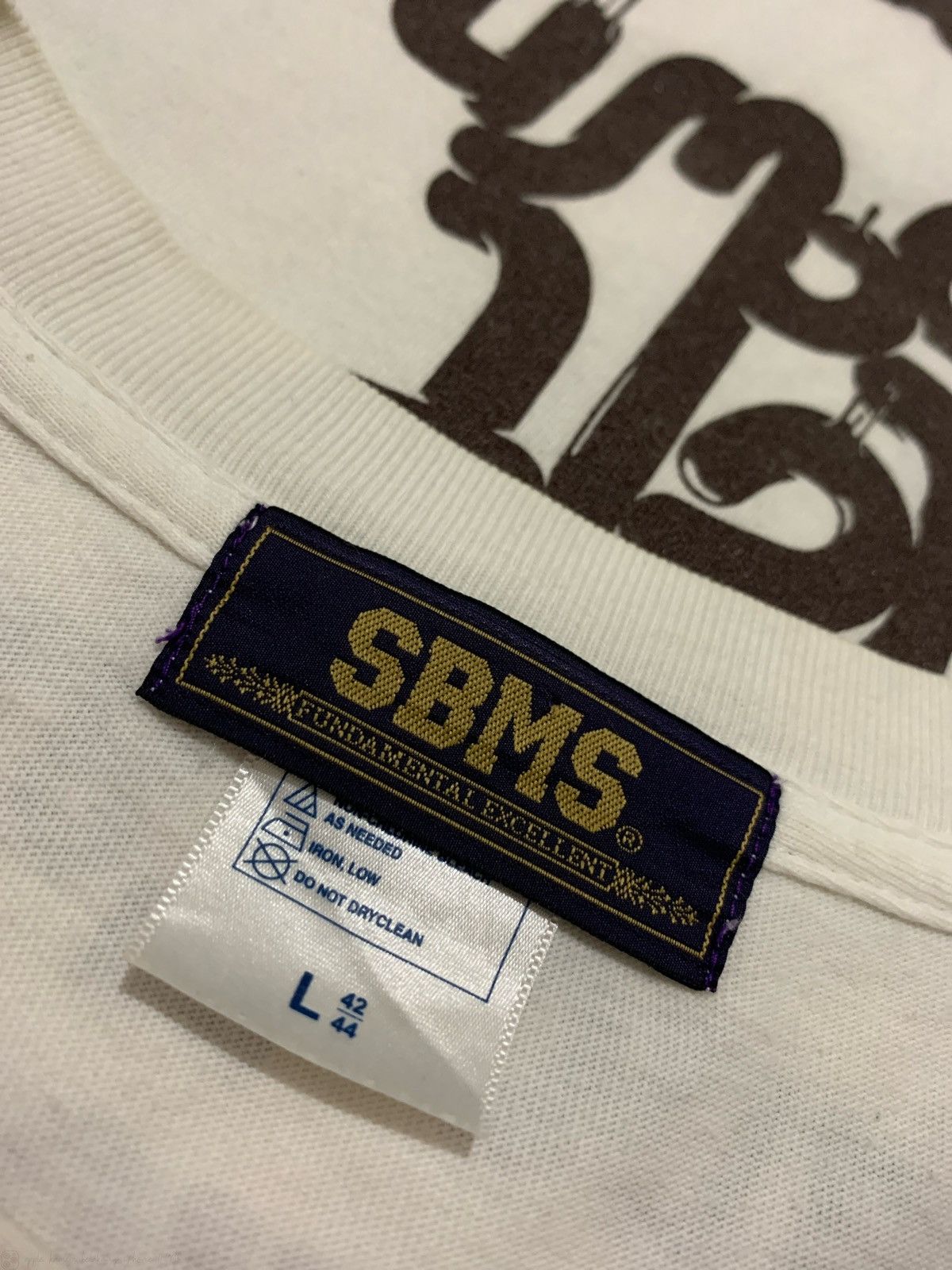 Japanese Brand SBMS Funda Mental undercover style tshirt Size US L / EU 52-54 / 3 - 7 Thumbnail