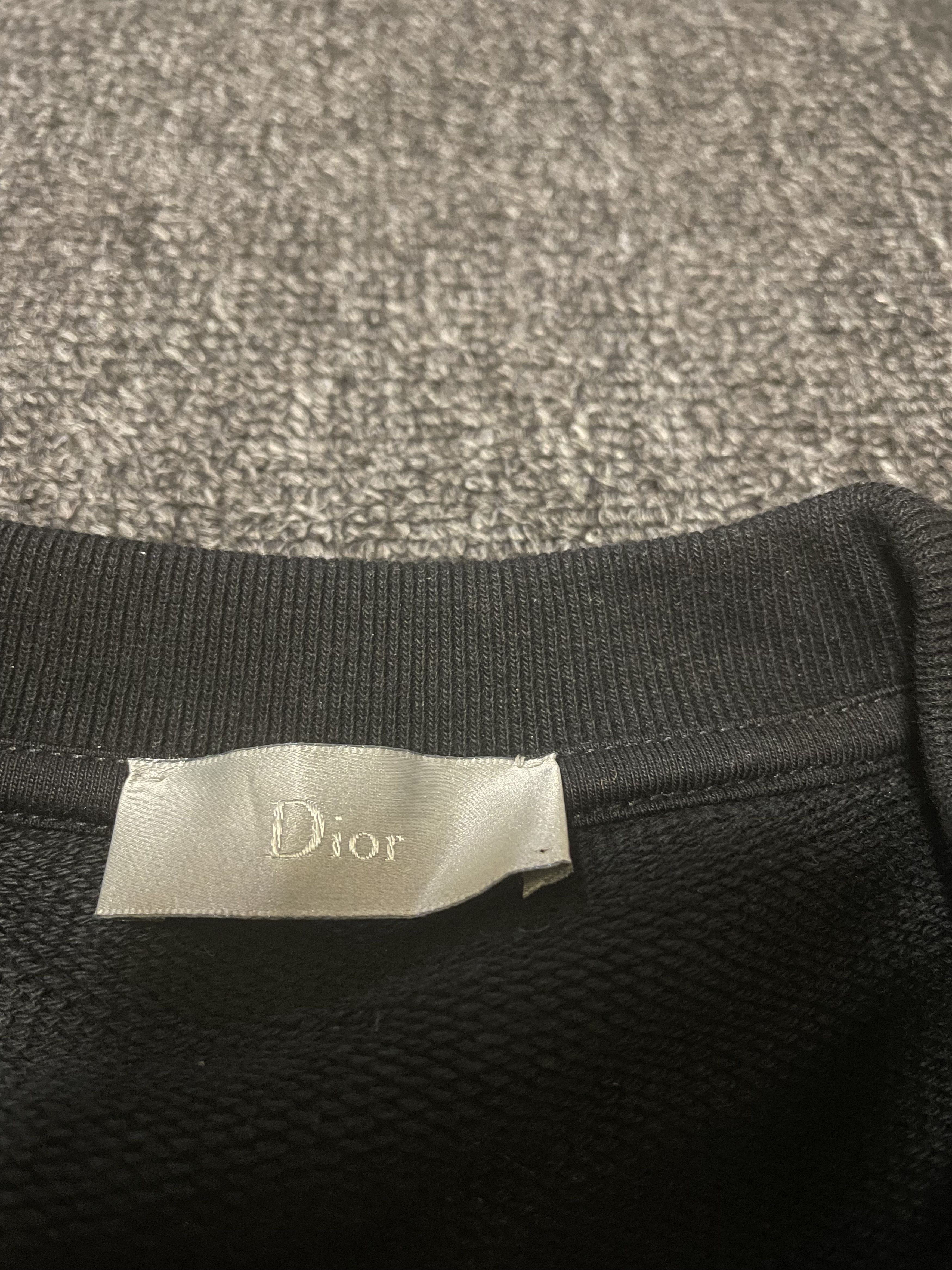 Dior dior embroidered bee sweatshirt size M Size US M / EU 48-50 / 2 - 7 Thumbnail