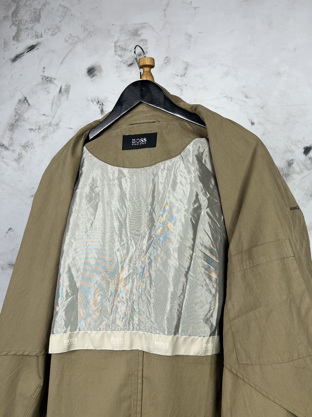 Hugo Boss Vintage Hugo Boss Trench Coat Jacket Size M - L 48 Size US L / EU 52-54 / 3 - 6 Thumbnail