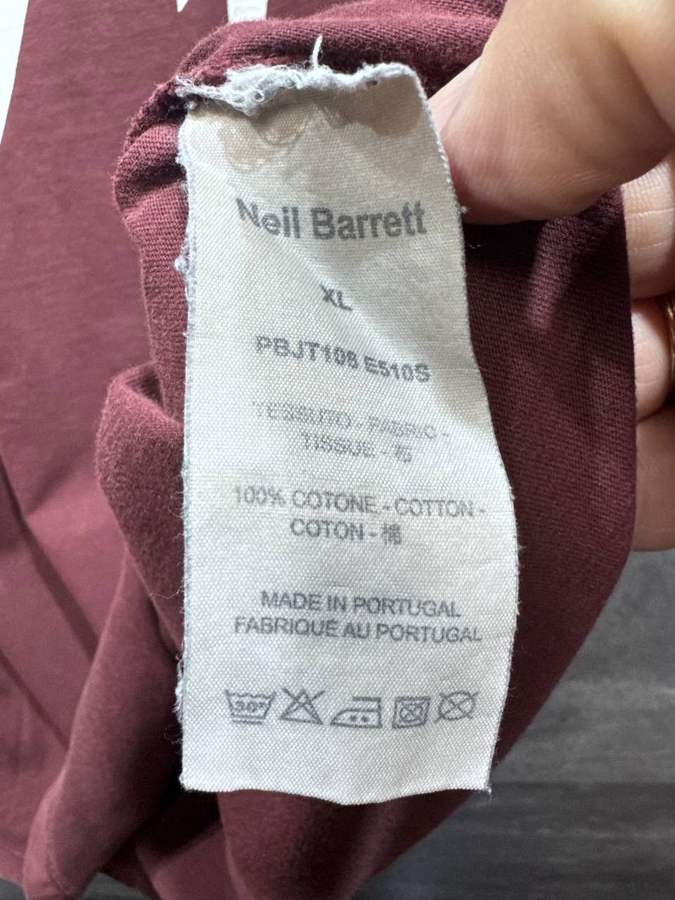 Neil Barrett Neil Barrett Thunderbolt T-Shirt Size XL Size US XL / EU 56 / 4 - 13 Thumbnail