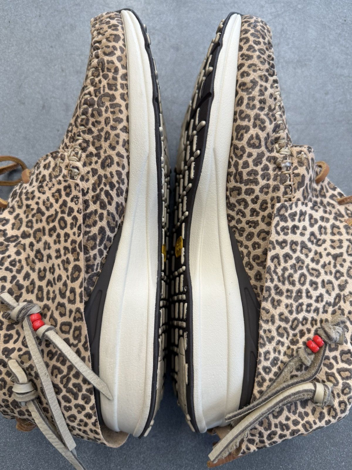 Visvim Visvim FBT Lmao Folk Moccasin Leopard Print Shoes Size 9 Size US 9 / EU 42 - 3 Thumbnail