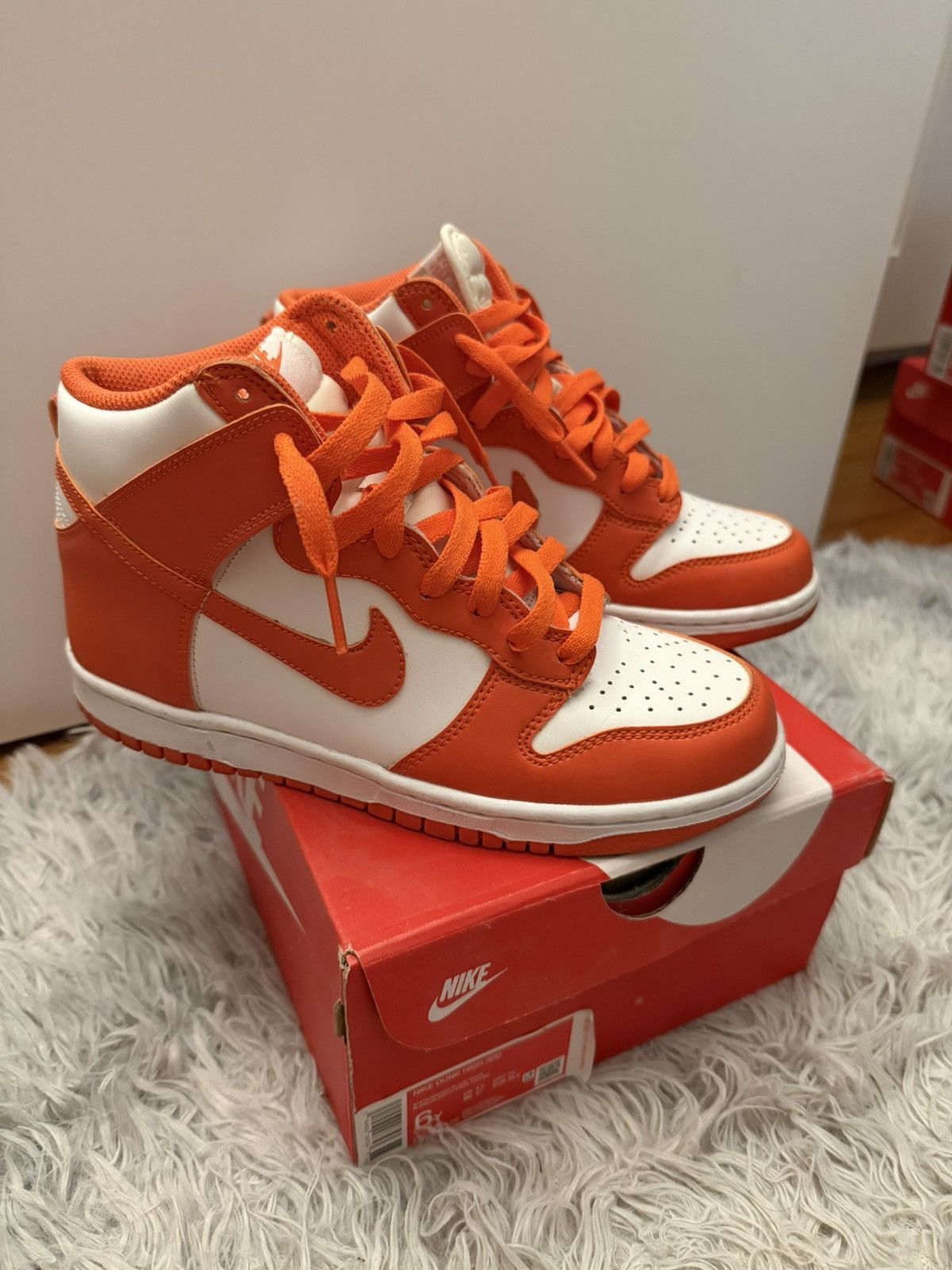 Nike Nike Dunk High GS Syracuse Size US 6 / EU 39 - 8 Thumbnail
