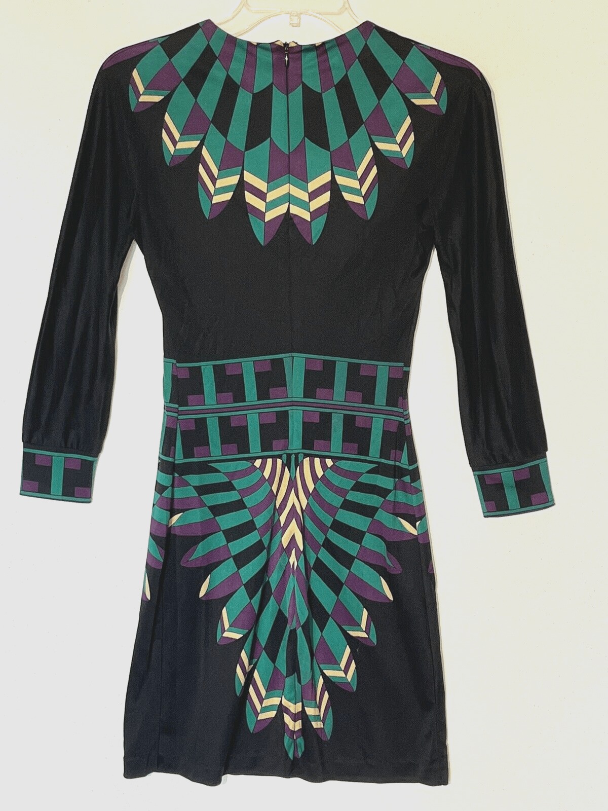 Tory Burch Tory Burch 100% Silk Long Sleeve Stretch Dress Size XS / US 0-2 / IT 36-38 - 5 Thumbnail