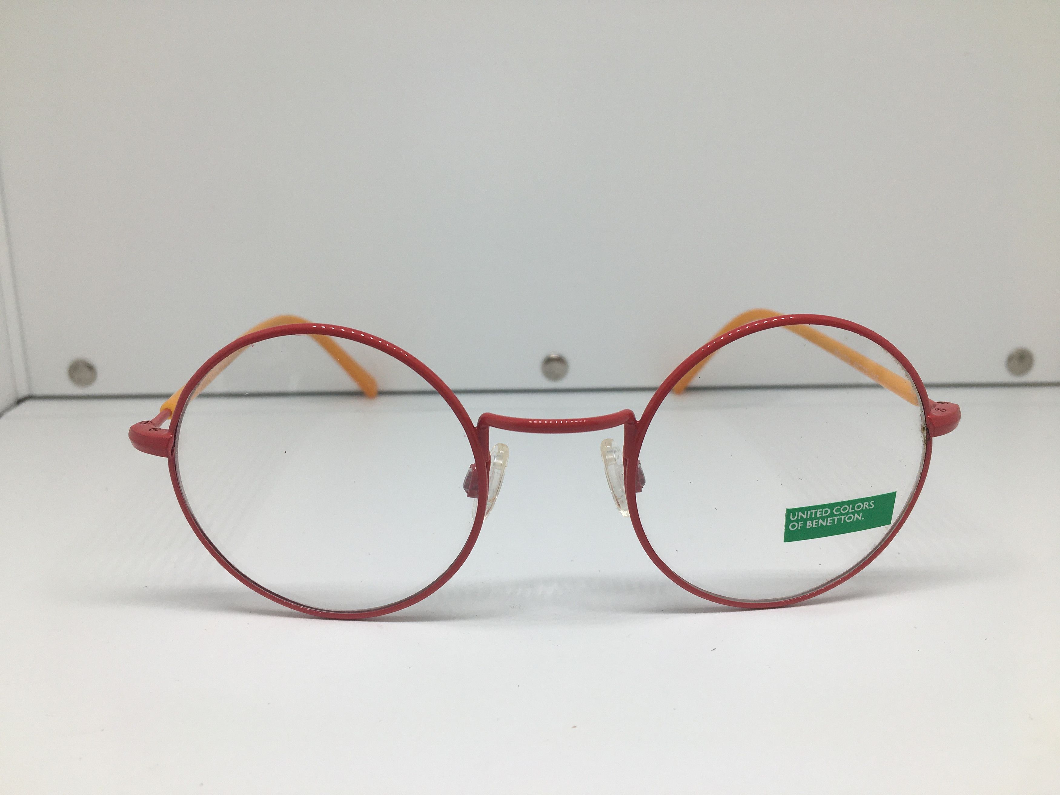 United Colors Of Benetton BENETTON BE41704 Red Round Eyglasses Frame Size ONE SIZE - 2 Thumbnail