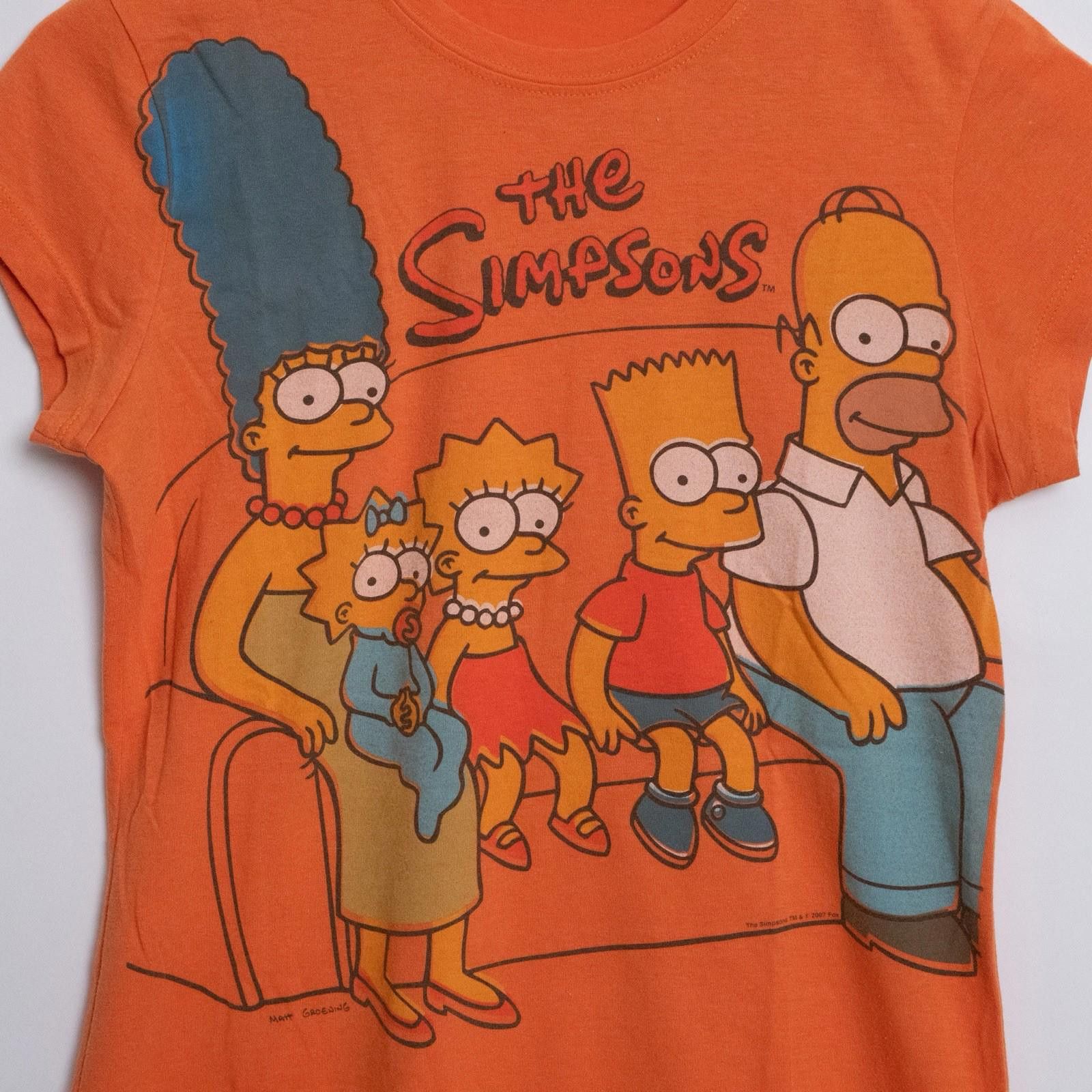 The Simpsons The Simpsons Women’s Orange T Shirt Mighty Fine Size L Size L / US 10 / IT 46 - 2 Thumbnail