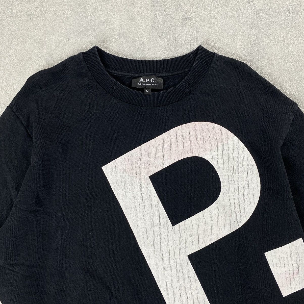 A.P.C. A.P.C. Black Cory Sweatshirt Size US M / EU 48-50 / 2 - 11 Thumbnail