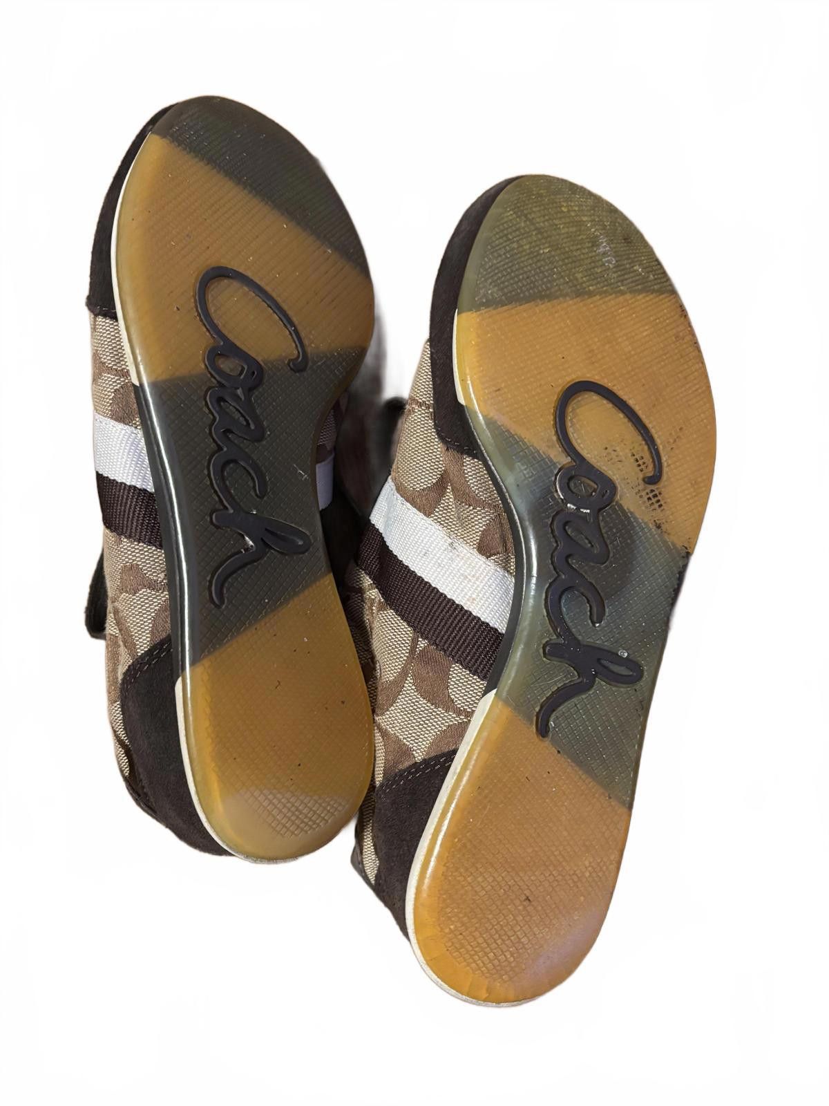 Coach Vintage Y2K Coach Sneakers Brown/Black Signature Canvas sz 6 Size US 6 / IT 36 - 6 Thumbnail