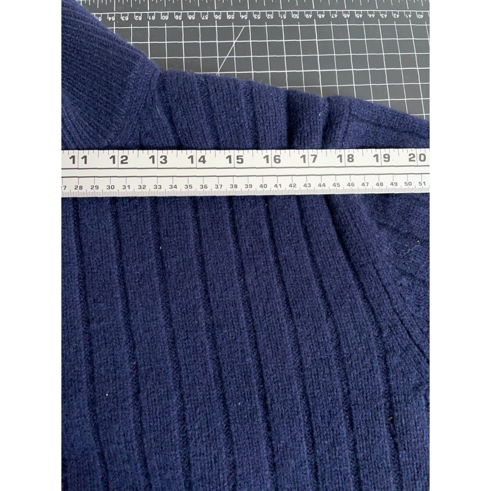 Brooks Brothers VINTAGE Brooks Brothers Wool Sweater Men's XL Long Sleeve Pullover 1/4 Zip Dark Blue Knitted Knit Preppy Size US XL / EU 56 / 4 - 7 Thumbnail